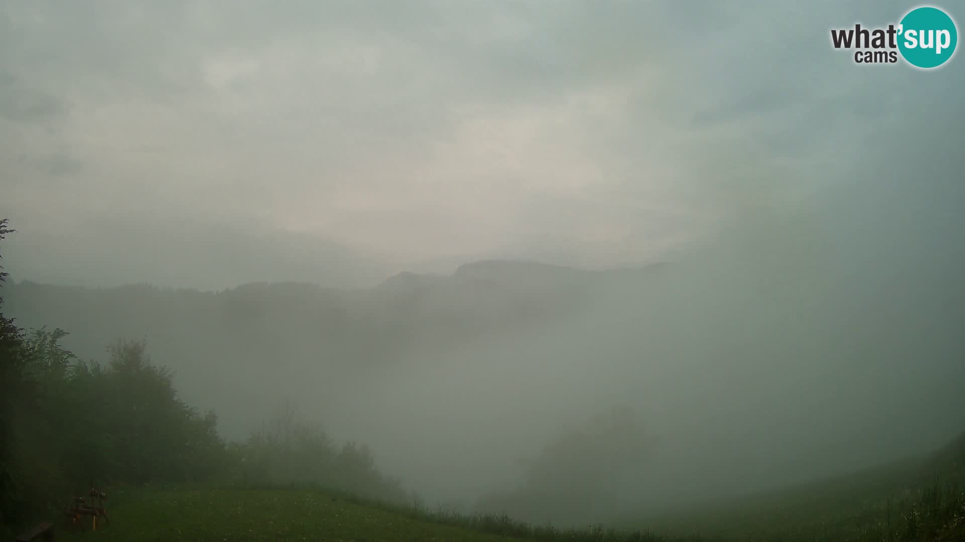 Webcam Brunarica Dražgoše – Liveblick auf Ratitovec (1666 m)