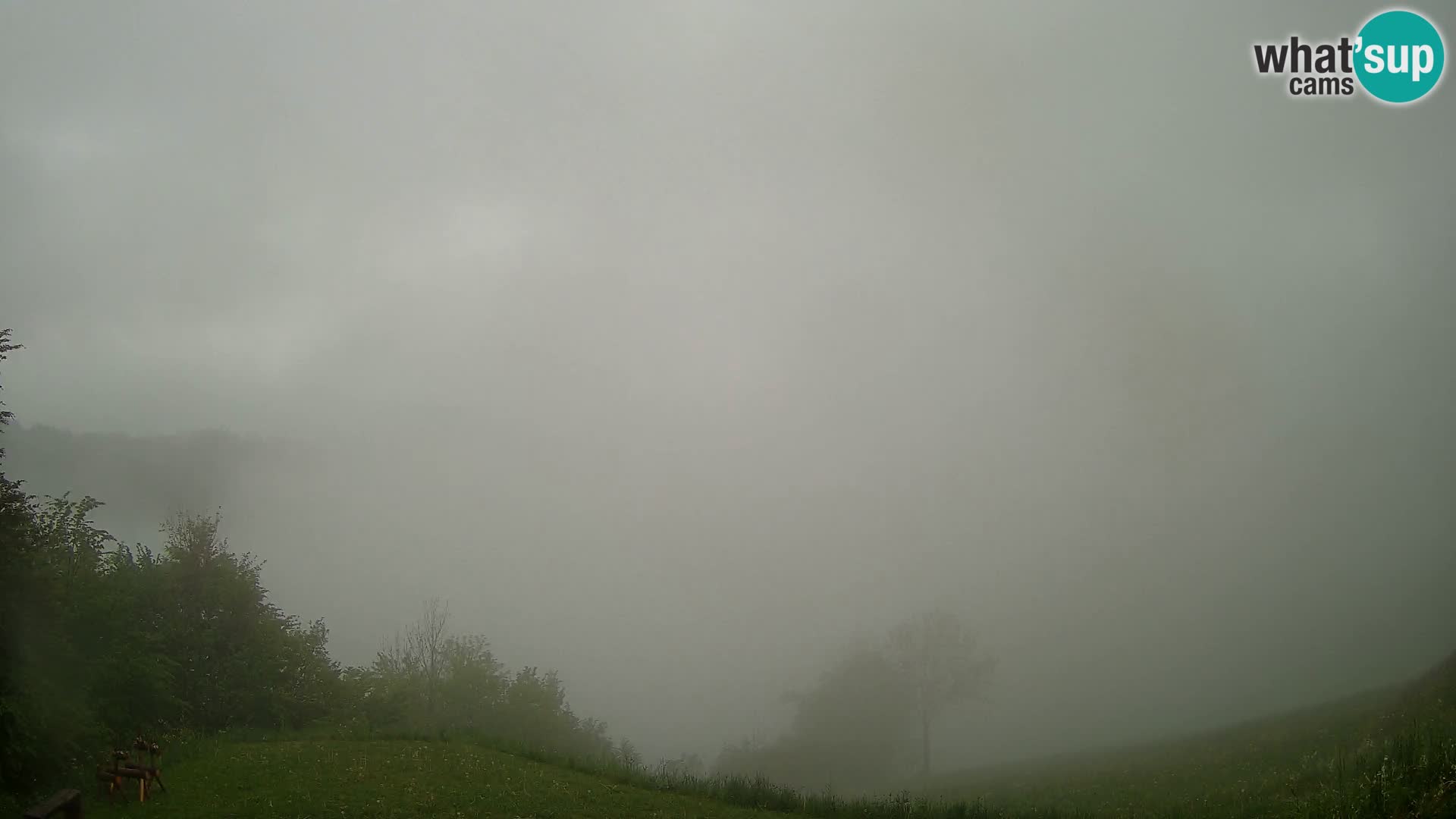Webcam Brunarica Dražgoše – Live View of Ratitovec (1666 m)