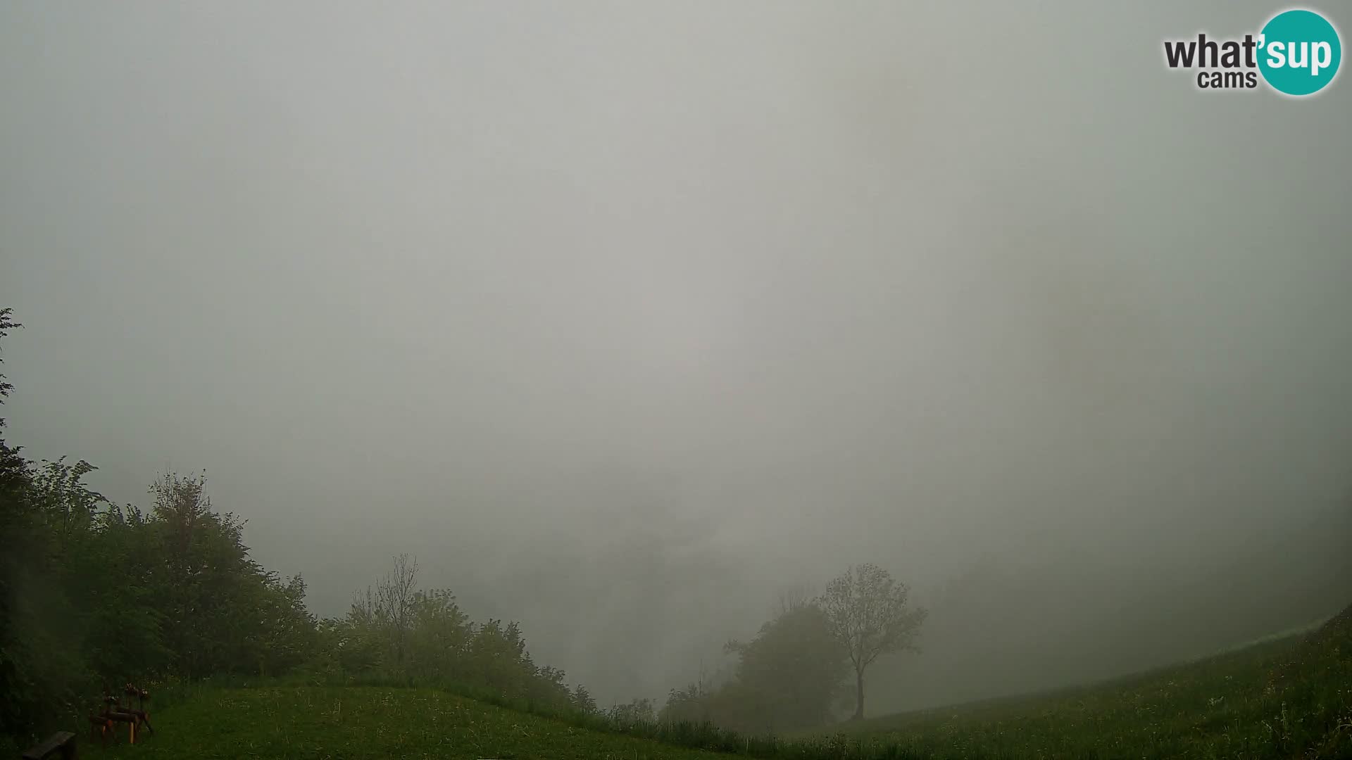 Webcam Brunarica Dražgoše – Live View of Ratitovec (1666 m)