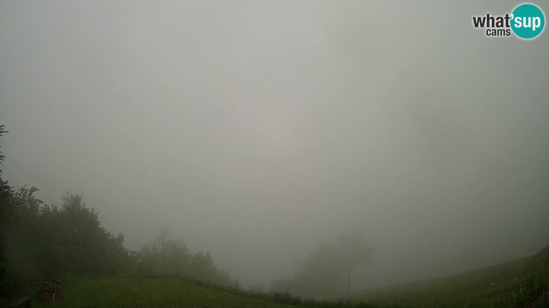 Webcam Brunarica Dražgoše – Liveblick auf Ratitovec (1666 m)