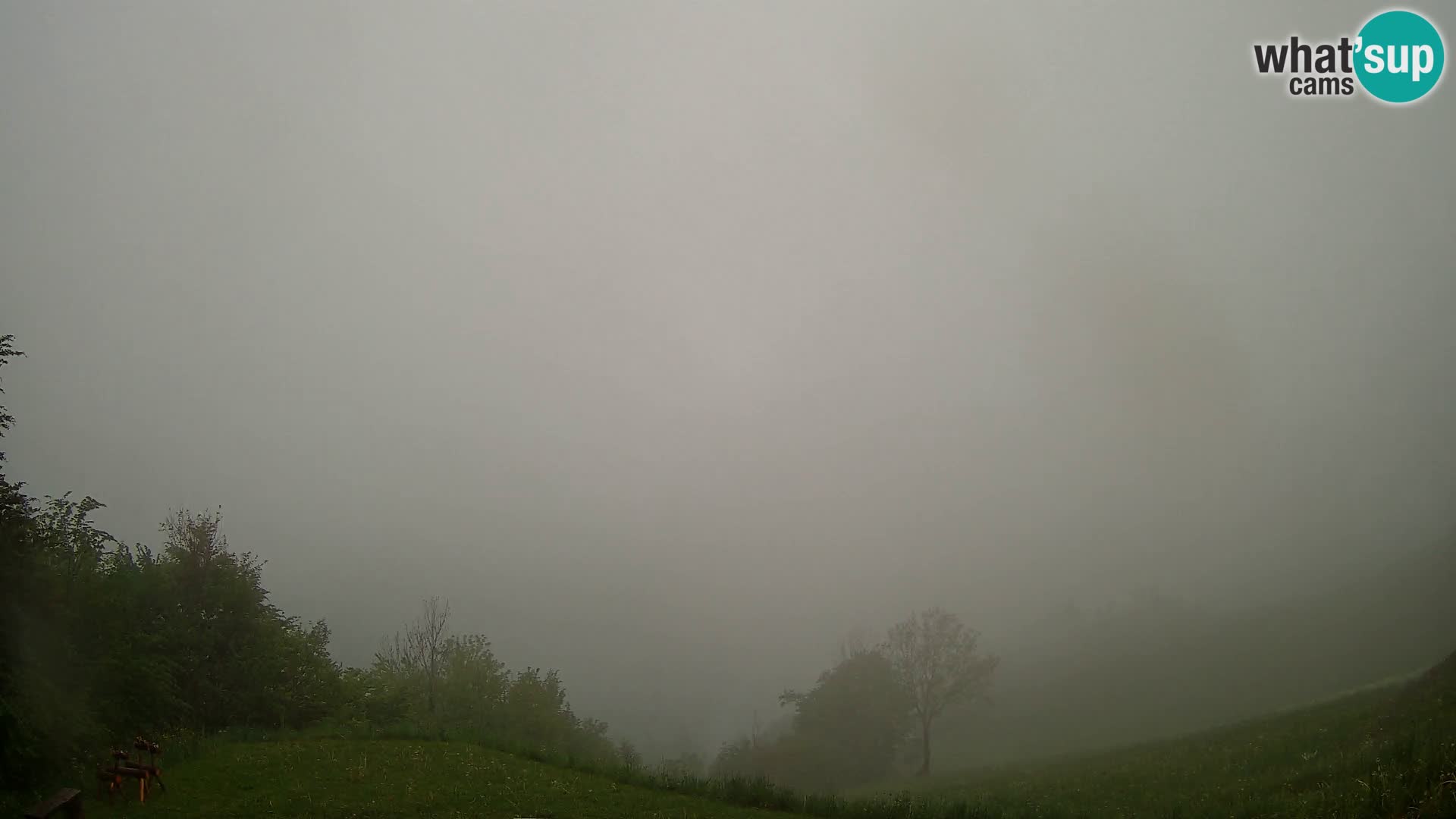 Webcam Brunarica Dražgoše – Liveblick auf Ratitovec (1666 m)