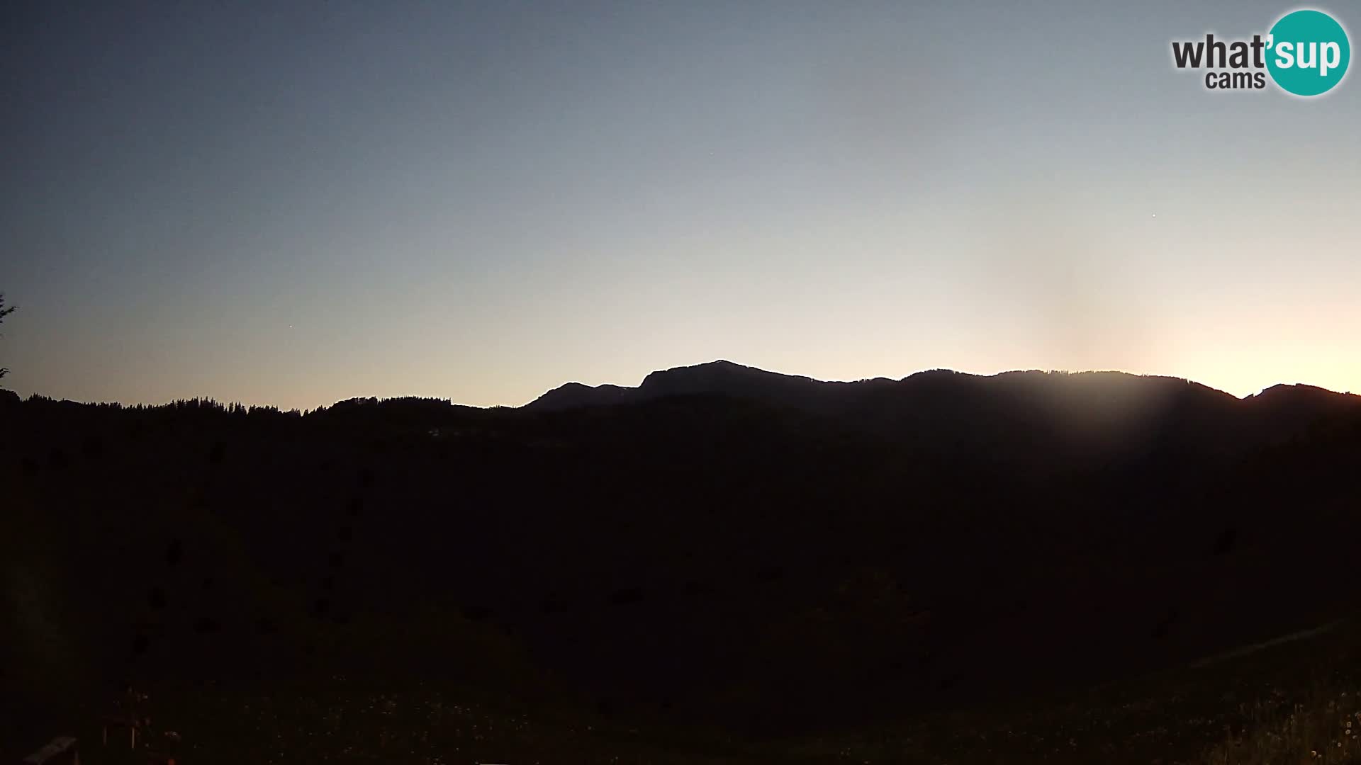 Webcam Brunarica Dražgoše – Live View of Ratitovec (1666 m)