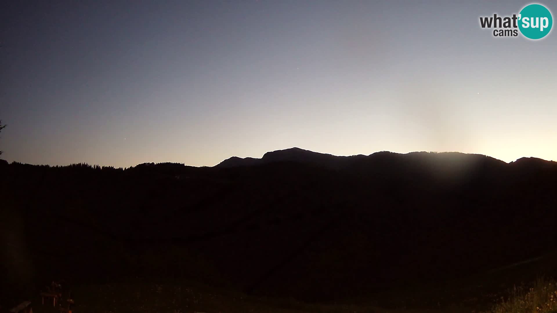 Webcam Brunarica Dražgoše – Live View of Ratitovec (1666 m)