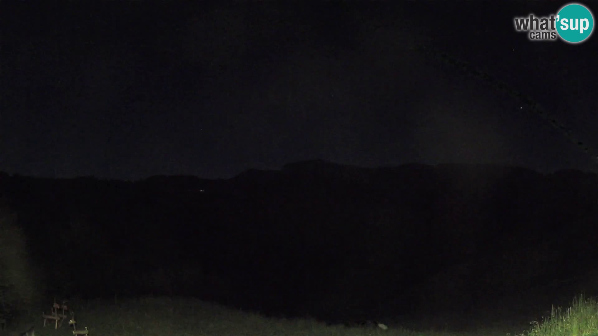 Webcam Brunarica Dražgoše – Liveblick auf Ratitovec (1666 m)