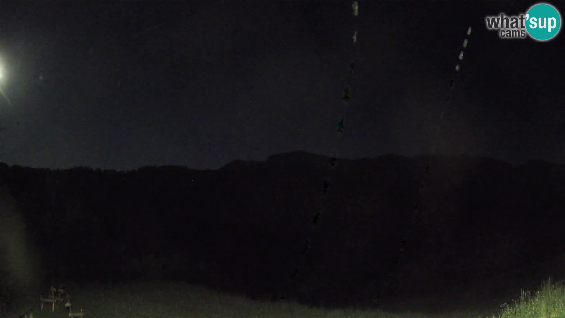 Webcam Brunarica Dražgoše – Vista live sul Ratitovec (1666 m)