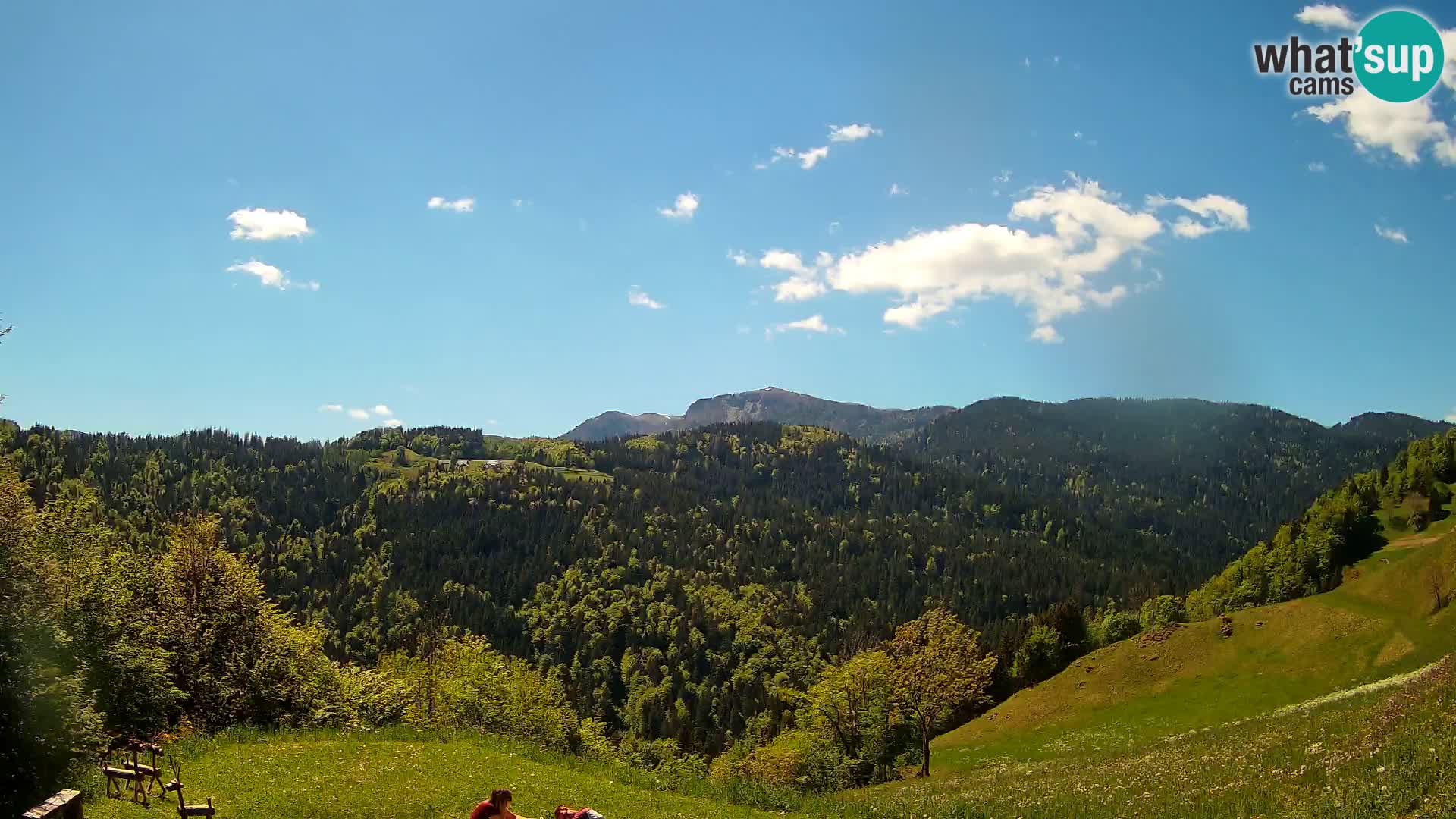 Web kamera Brunarica Dražgoše – Pogled uživo na Ratitovec (1666 m)