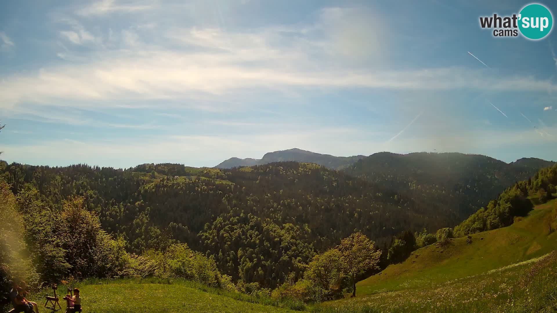 Webcam Brunarica Dražgoše – Live View of Ratitovec (1666 m)