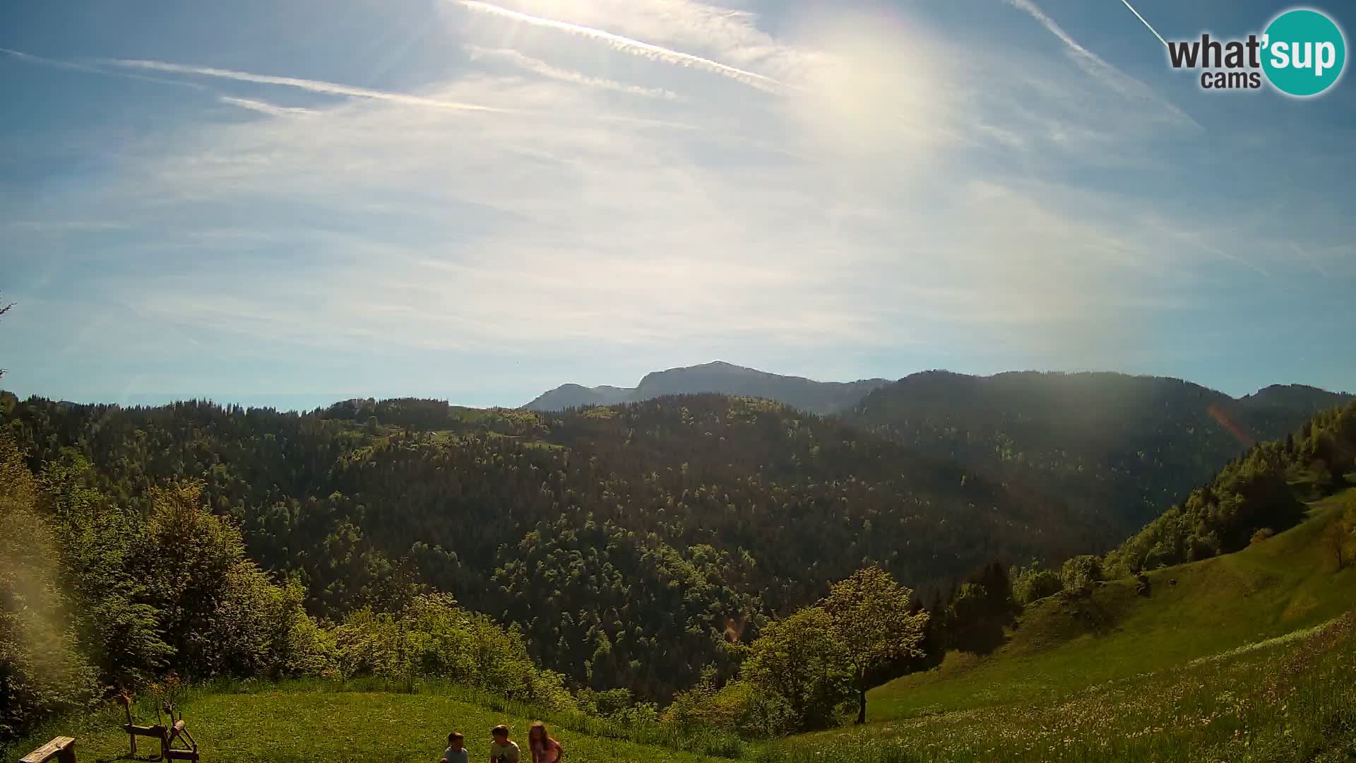 Webcam Brunarica Dražgoše – Live View of Ratitovec (1666 m)