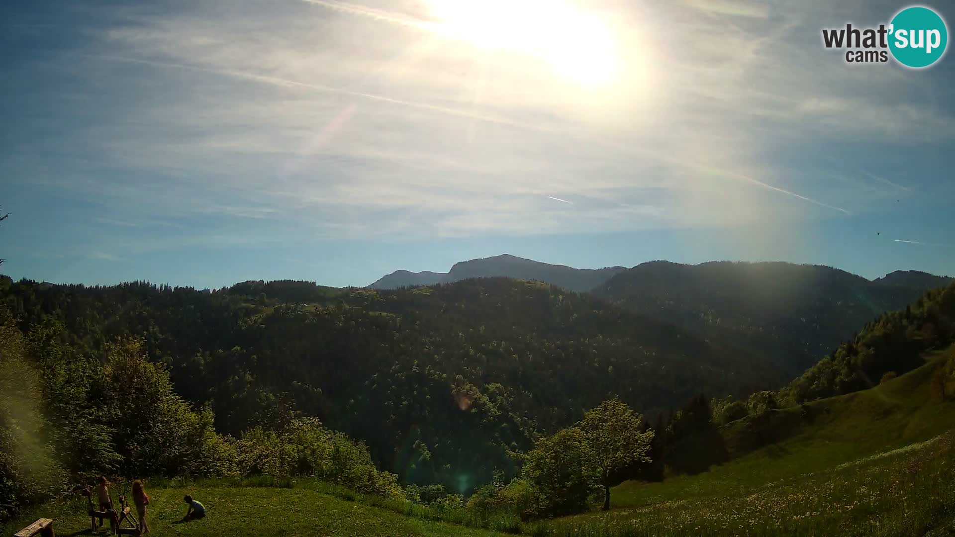 Webcam Brunarica Dražgoše – Live View of Ratitovec (1666 m)