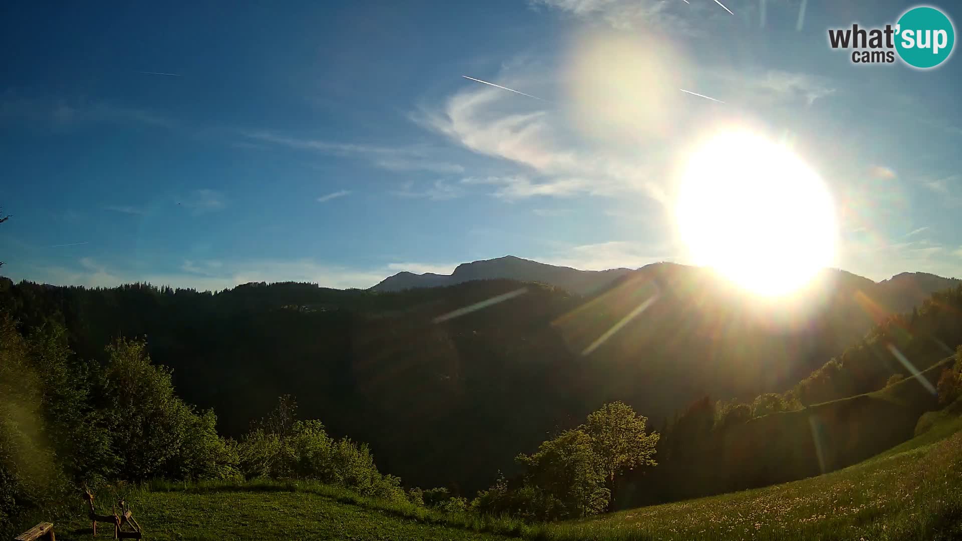 Web kamera Brunarica Dražgoše – Pogled uživo na Ratitovec (1666 m)
