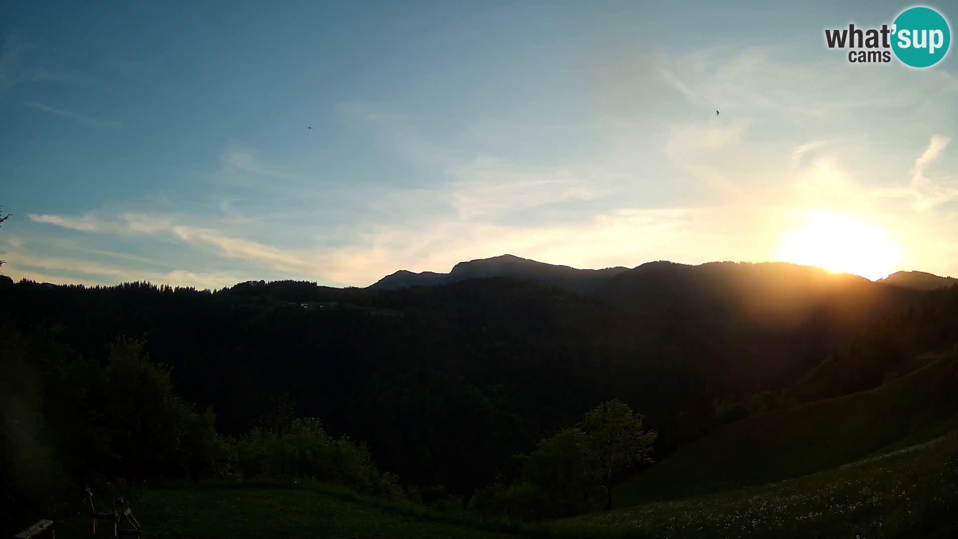 Web kamera Brunarica Dražgoše – Pogled uživo na Ratitovec (1666 m)
