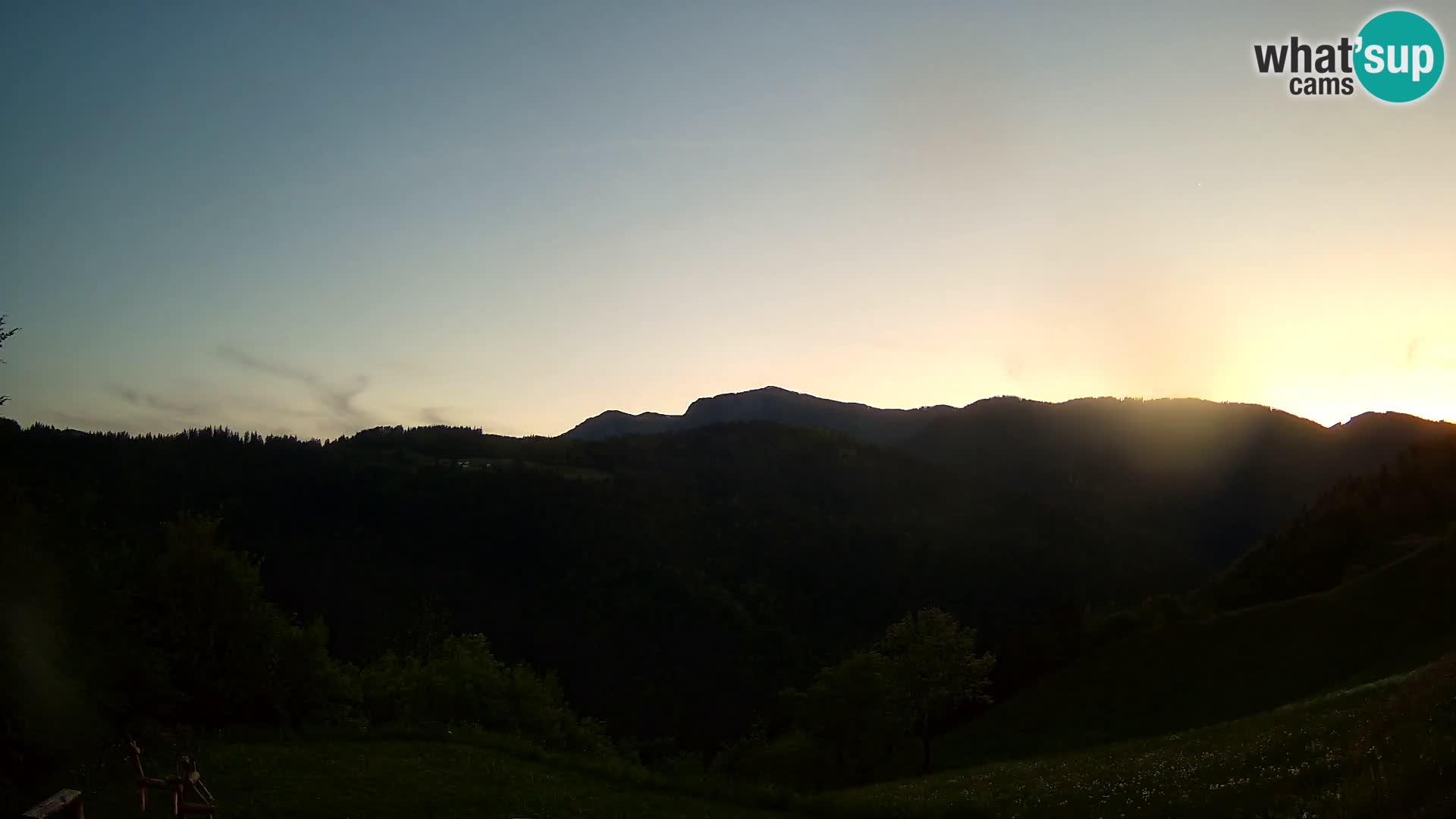 Webcam Brunarica Dražgoše – Live View of Ratitovec (1666 m)