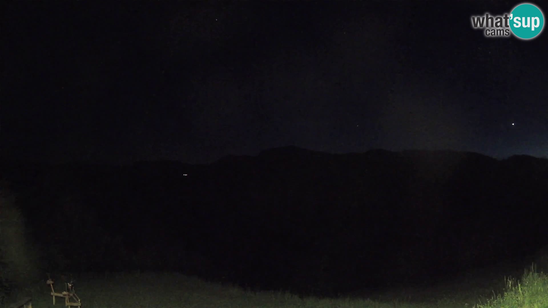 Webcam Brunarica Dražgoše – Live View of Ratitovec (1666 m)