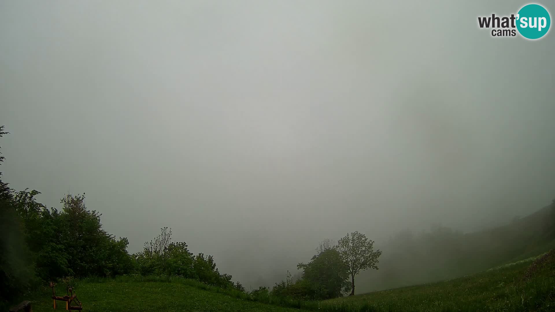 Webcam Brunarica Dražgoše – Live View of Ratitovec (1666 m)