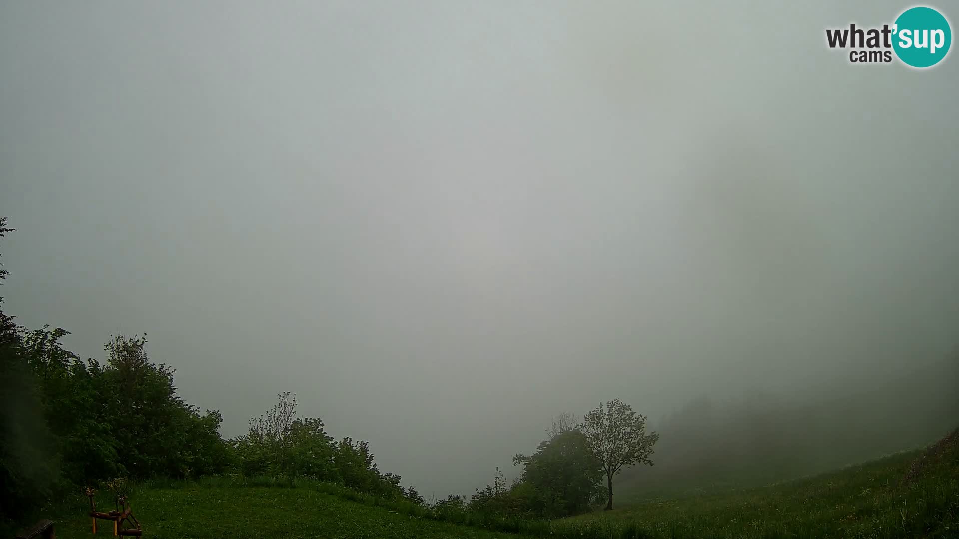 Webcam Brunarica Dražgoše – Live View of Ratitovec (1666 m)