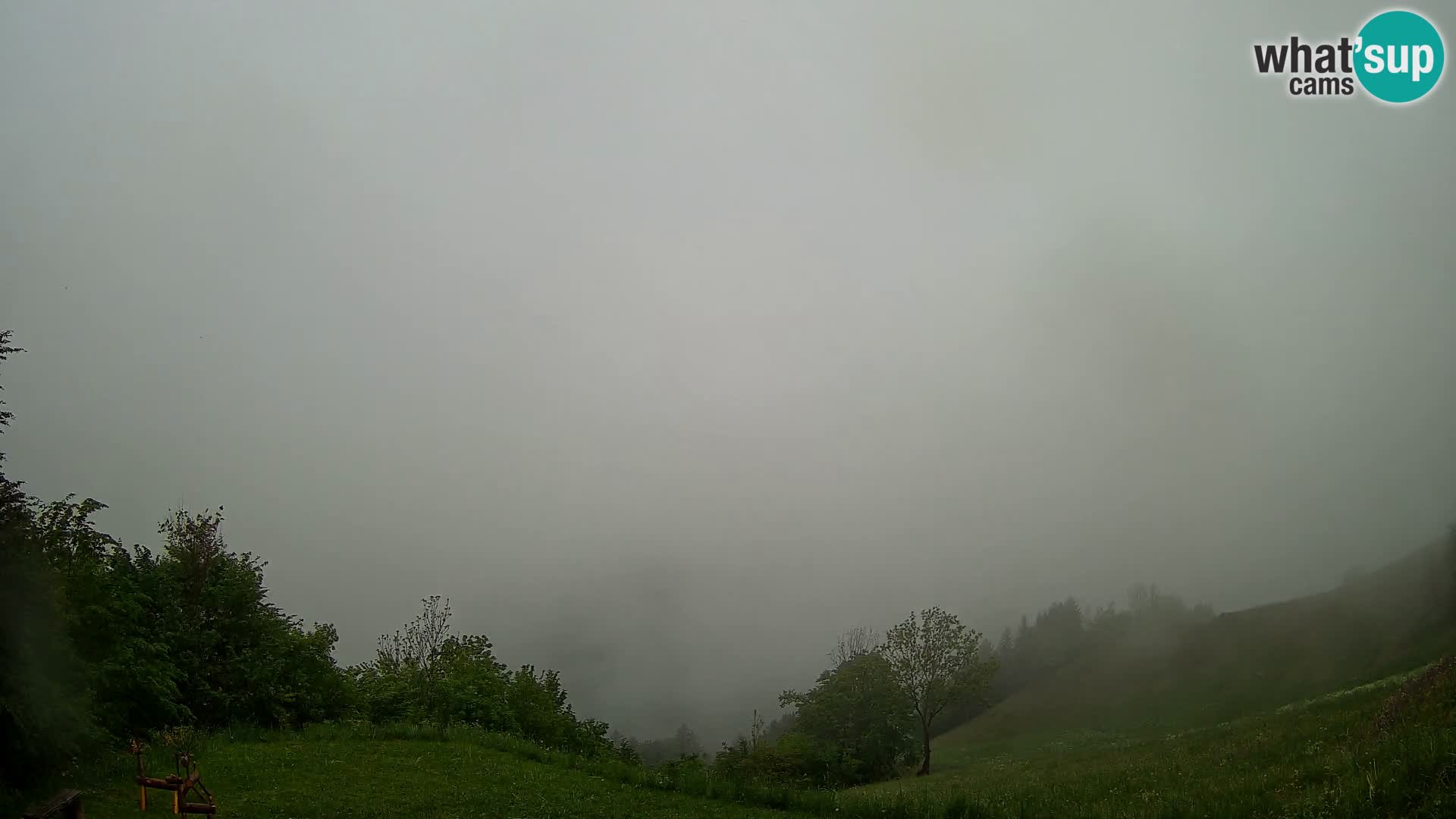 Webcam Brunarica Dražgoše – Live View of Ratitovec (1666 m)