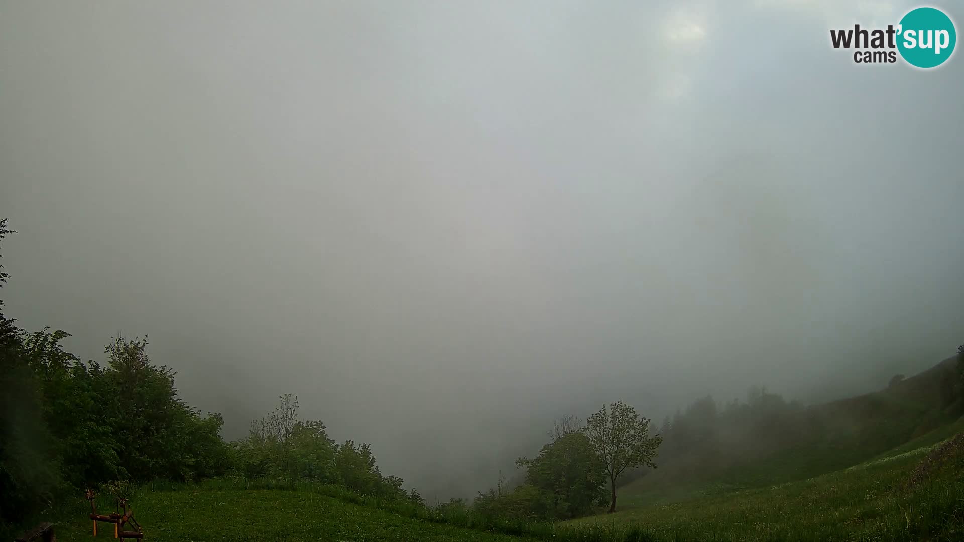Webcam Brunarica Dražgoše – Live View of Ratitovec (1666 m)