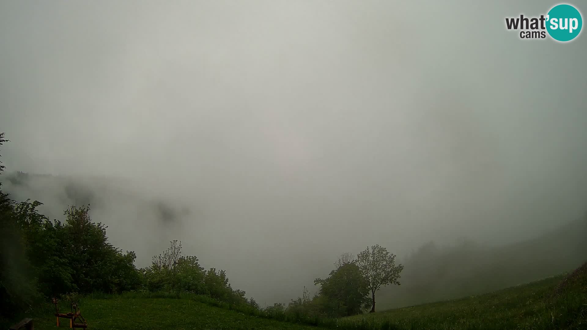 Webcam Brunarica Dražgoše – Live View of Ratitovec (1666 m)