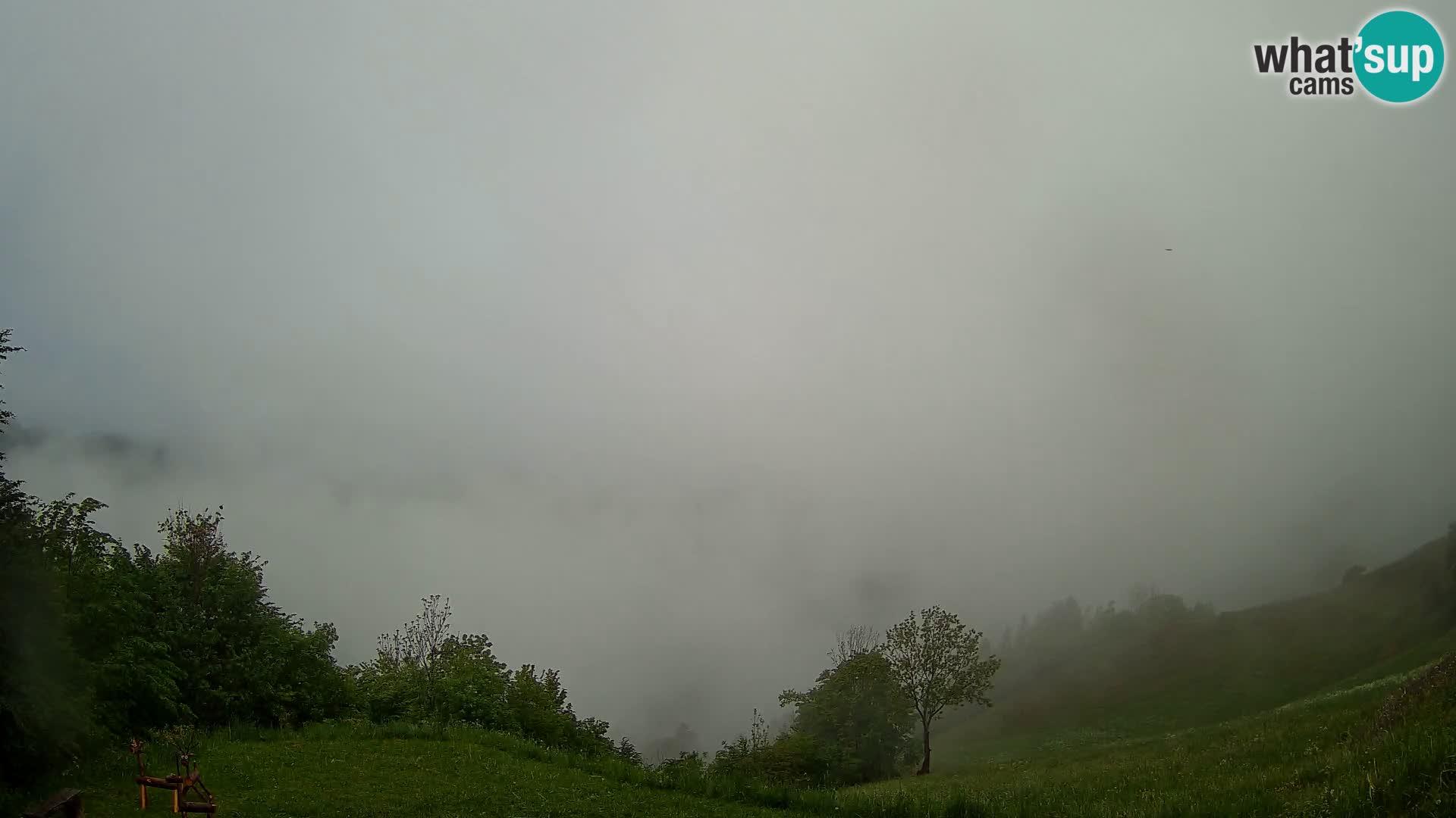 Webcam Brunarica Dražgoše – Live View of Ratitovec (1666 m)