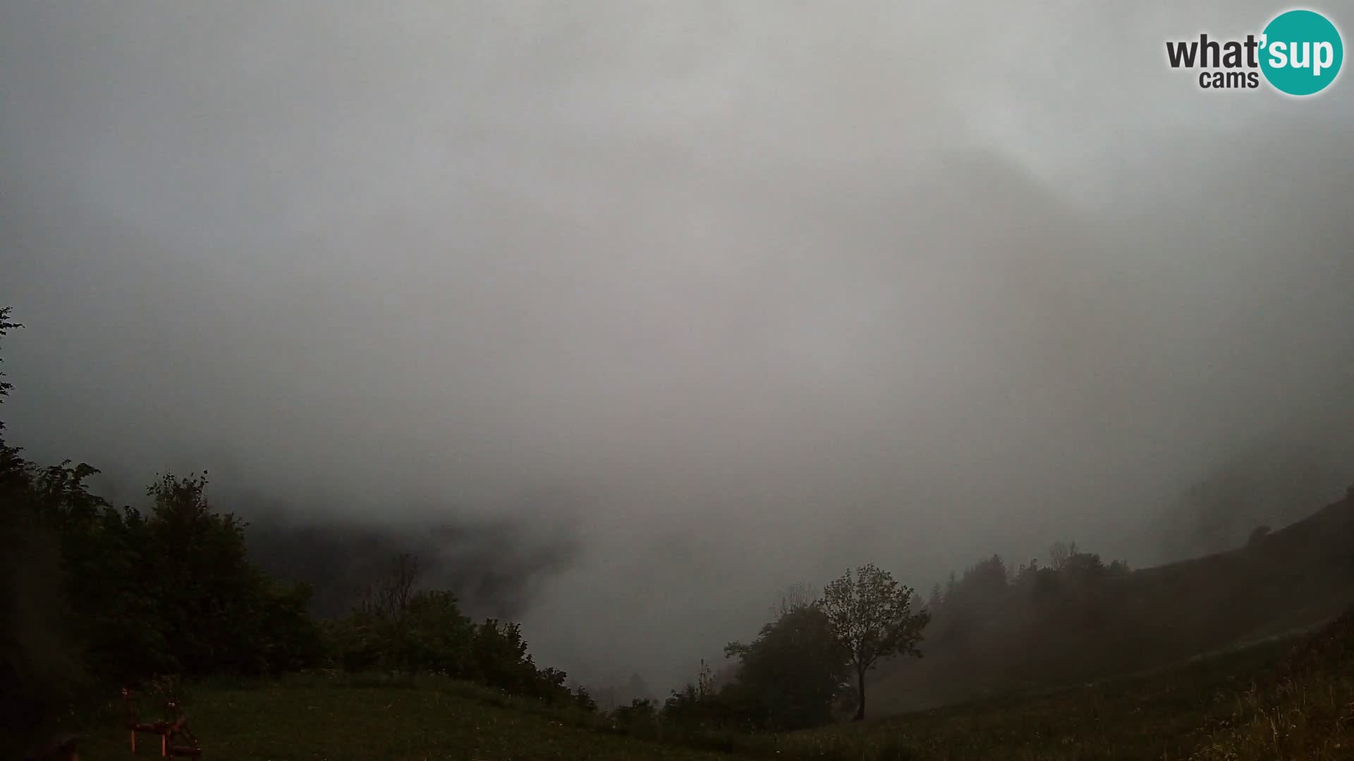 Web kamera Brunarica Dražgoše – Pogled uživo na Ratitovec (1666 m)