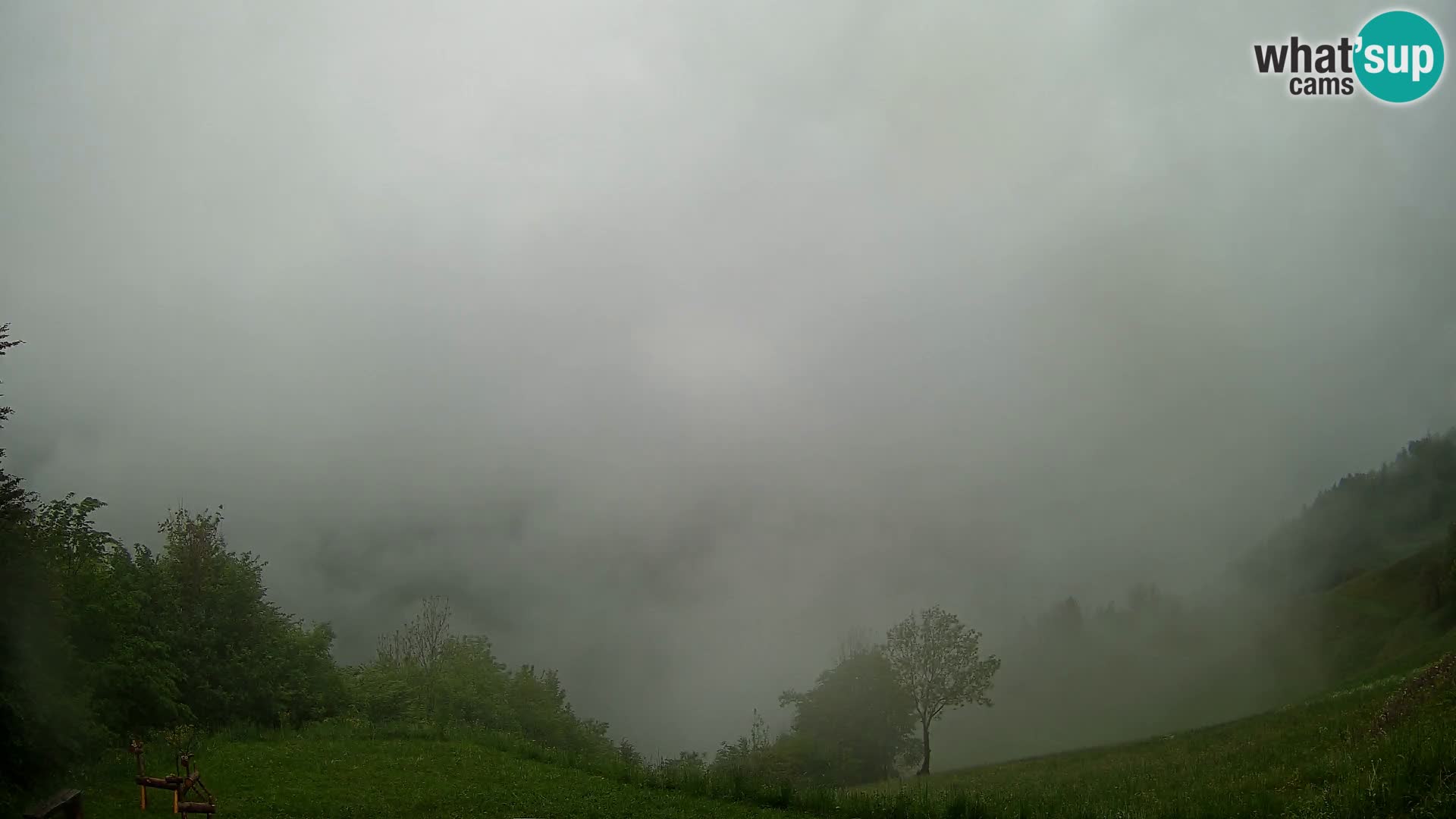 Webcam Brunarica Dražgoše – Live View of Ratitovec (1666 m)