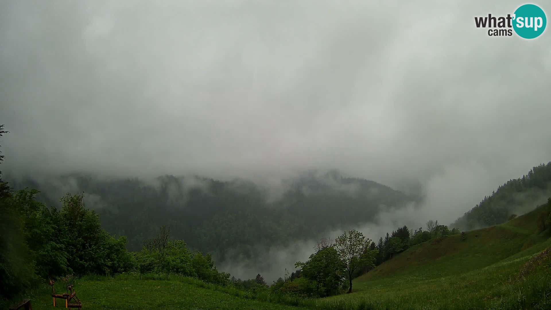 Web kamera Brunarica Dražgoše – Pogled uživo na Ratitovec (1666 m)