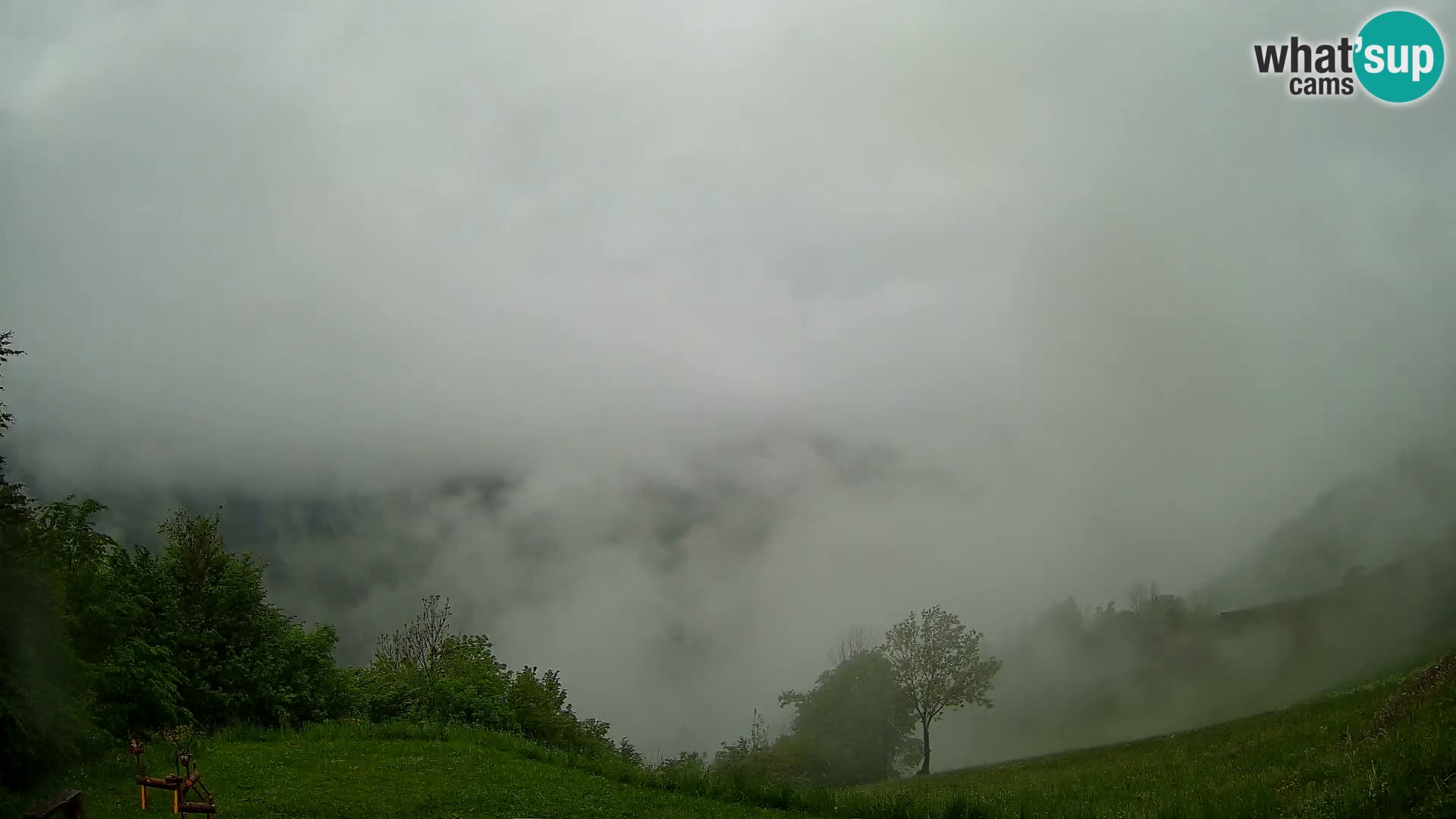 Webcam Brunarica Dražgoše – Live View of Ratitovec (1666 m)