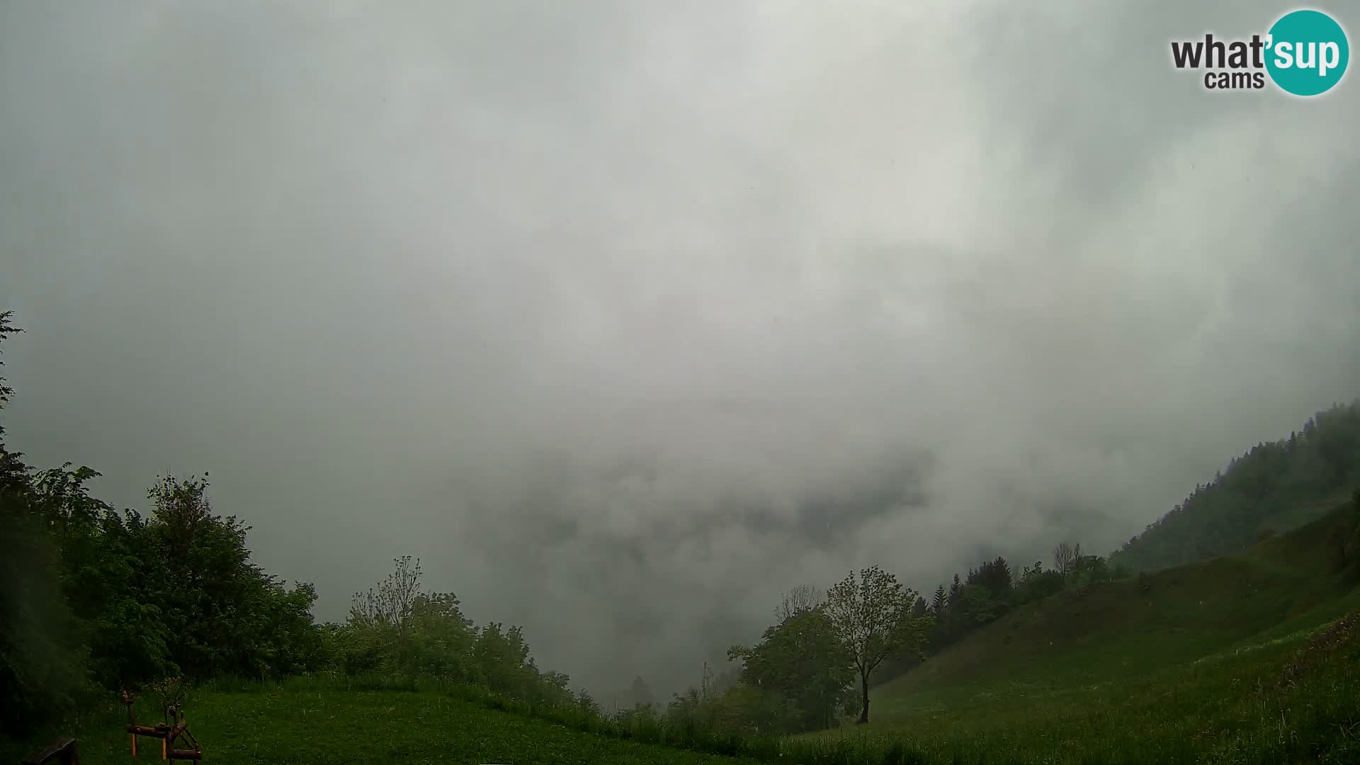 Webcam Brunarica Dražgoše – Live View of Ratitovec (1666 m)