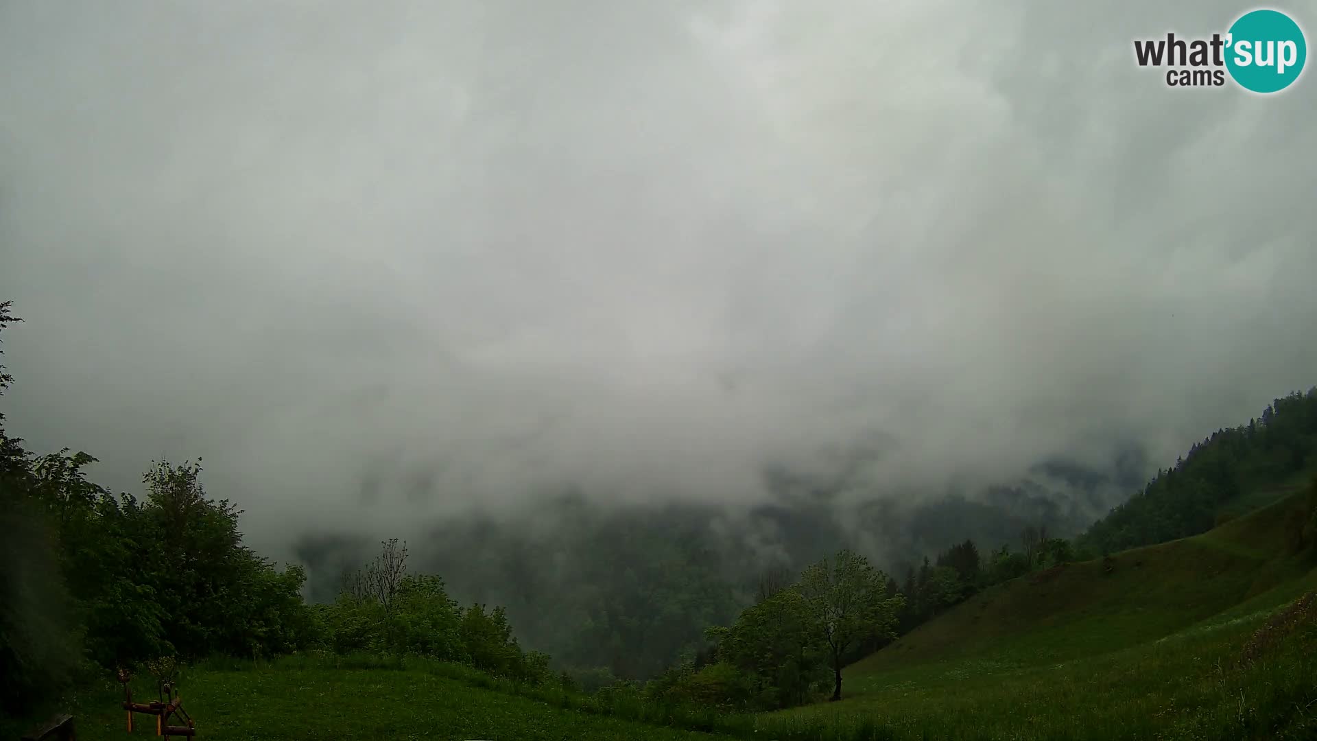 Web kamera Brunarica Dražgoše – Pogled uživo na Ratitovec (1666 m)