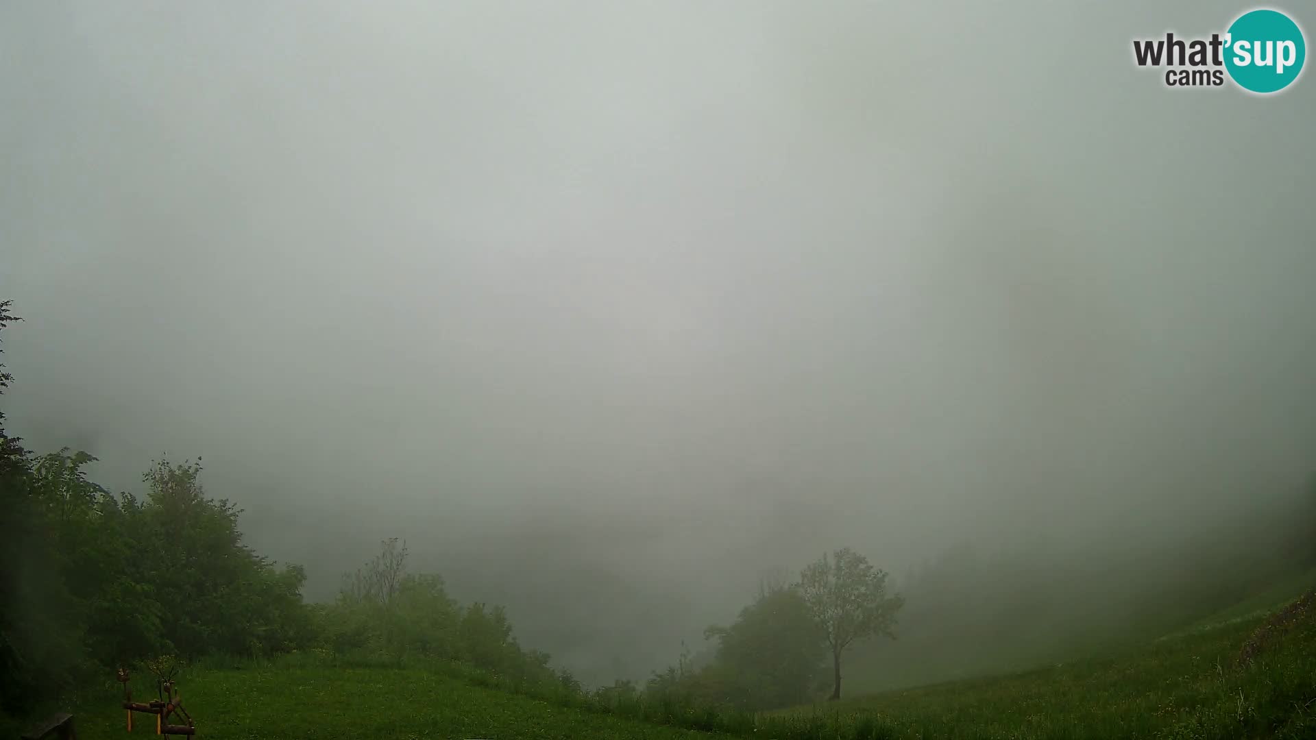 Webcam Brunarica Dražgoše – Live View of Ratitovec (1666 m)