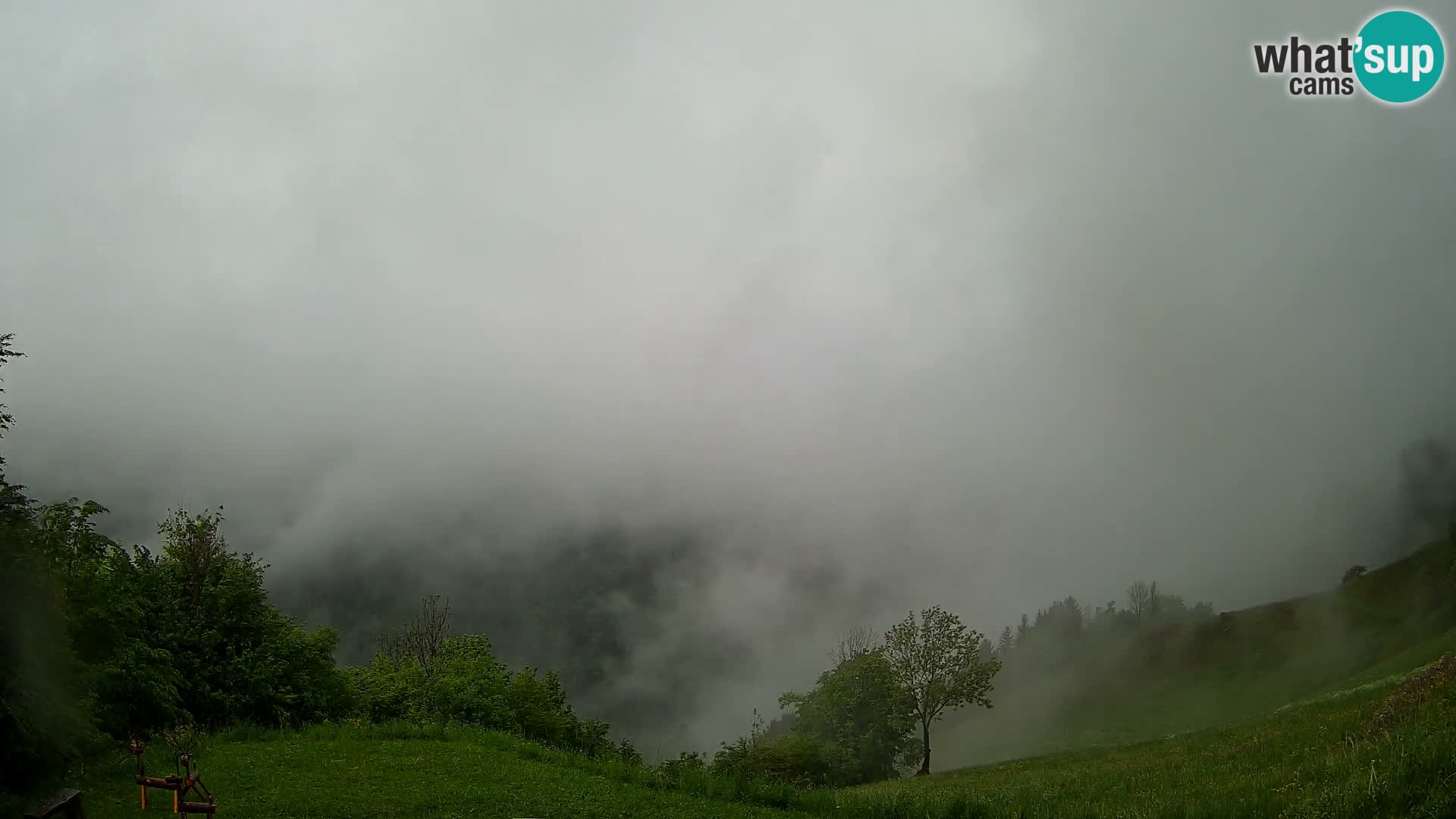 Webcam Brunarica Dražgoše – Live View of Ratitovec (1666 m)