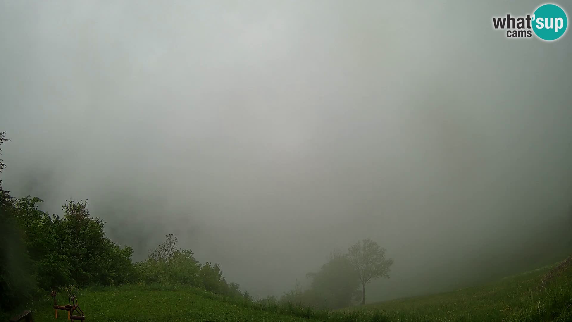 Webcam Brunarica Dražgoše – Live View of Ratitovec (1666 m)