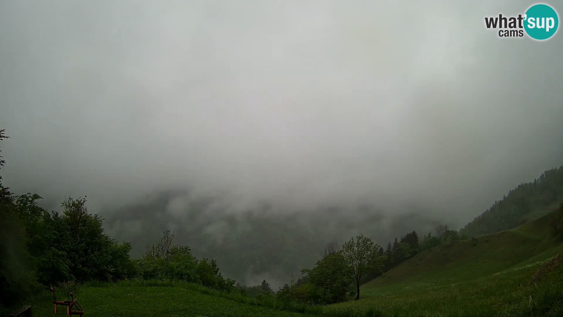 Webcam Brunarica Dražgoše – Live View of Ratitovec (1666 m)