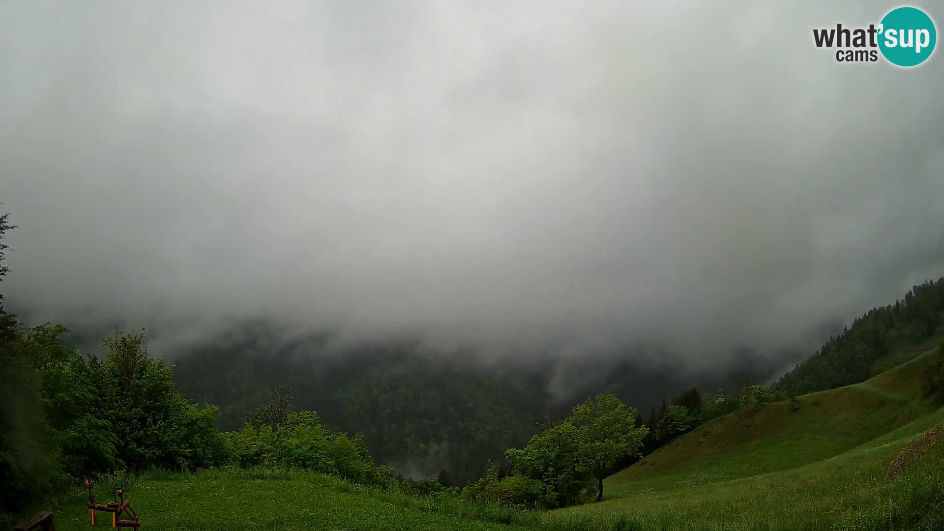 Web kamera Brunarica Dražgoše – Pogled uživo na Ratitovec (1666 m)