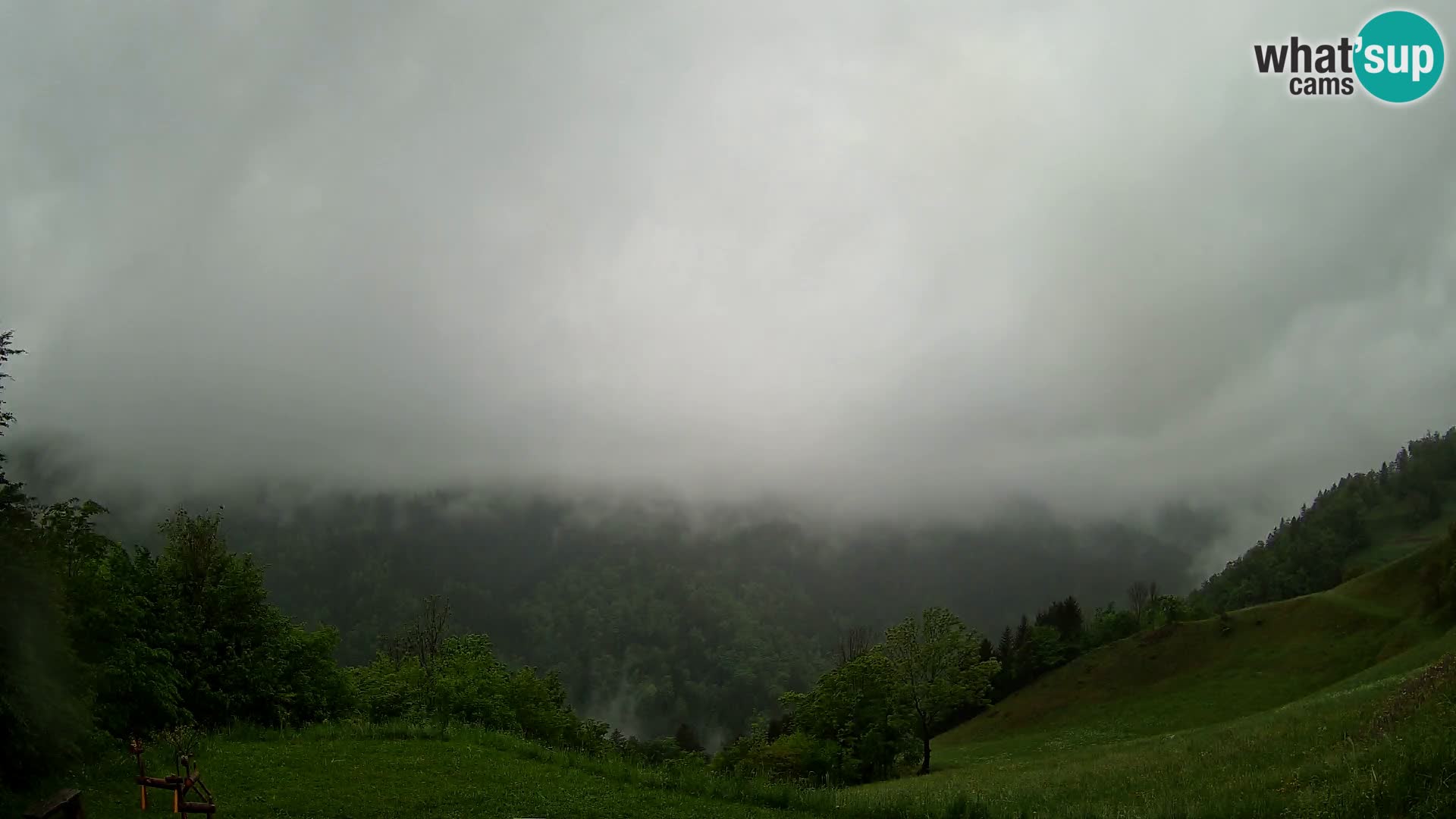 Webcam Brunarica Dražgoše – Live View of Ratitovec (1666 m)