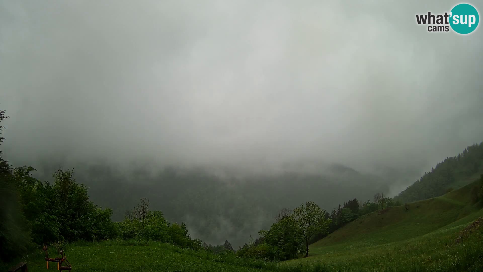 Webcam Brunarica Dražgoše – Live View of Ratitovec (1666 m)