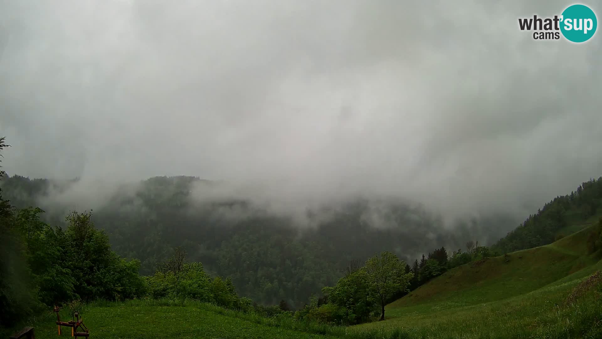 Web kamera Brunarica Dražgoše – Pogled uživo na Ratitovec (1666 m)