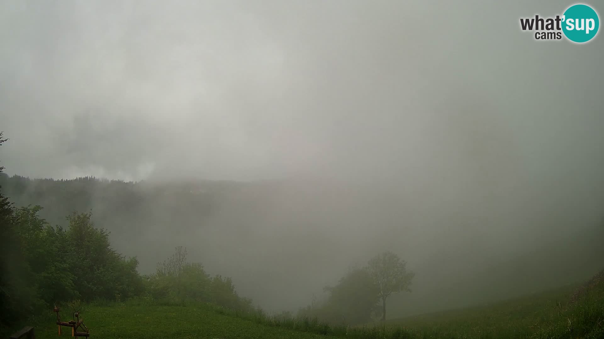 Webcam Brunarica Dražgoše – Live View of Ratitovec (1666 m)
