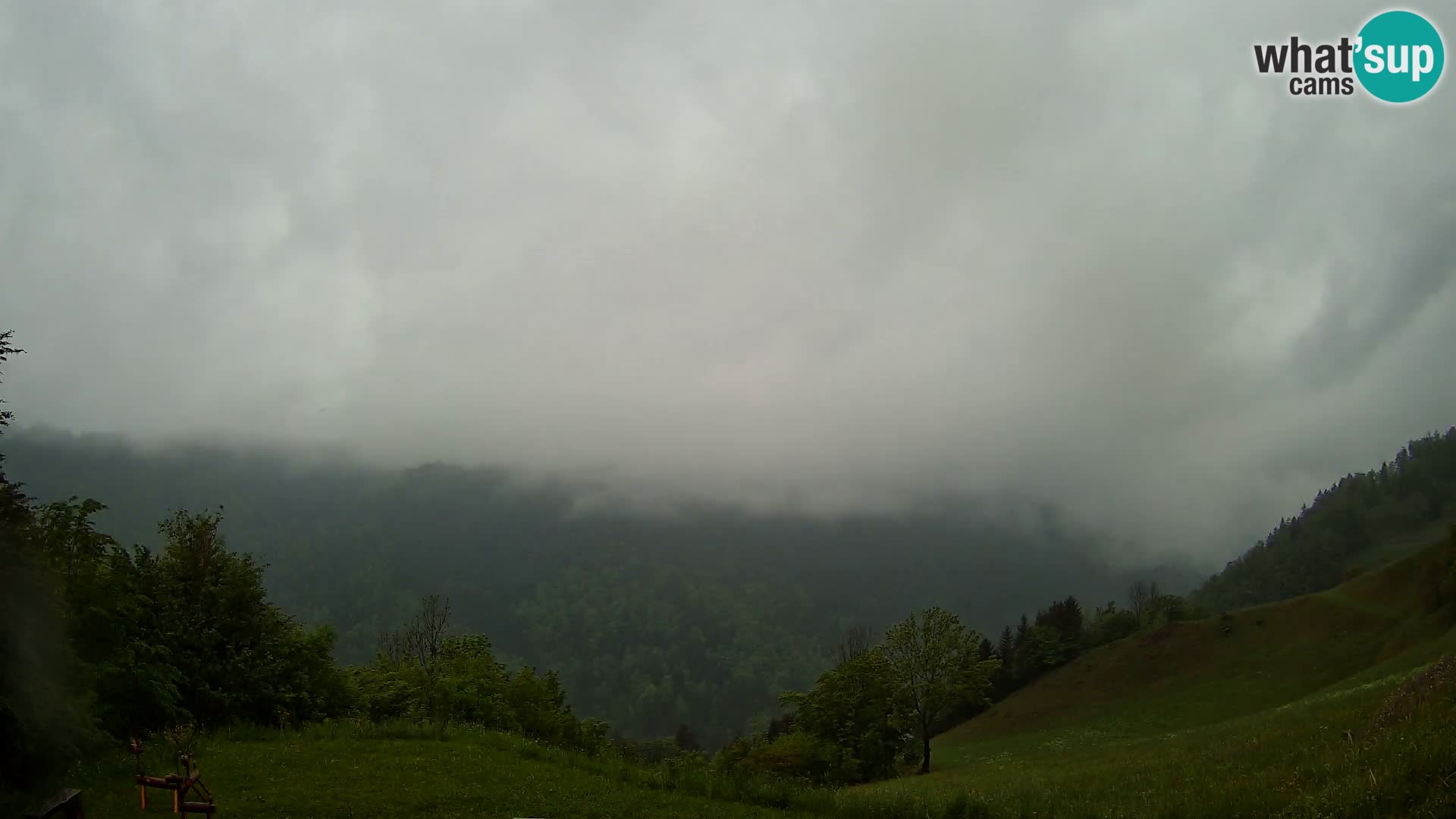 Webcam Brunarica Dražgoše – Live View of Ratitovec (1666 m)