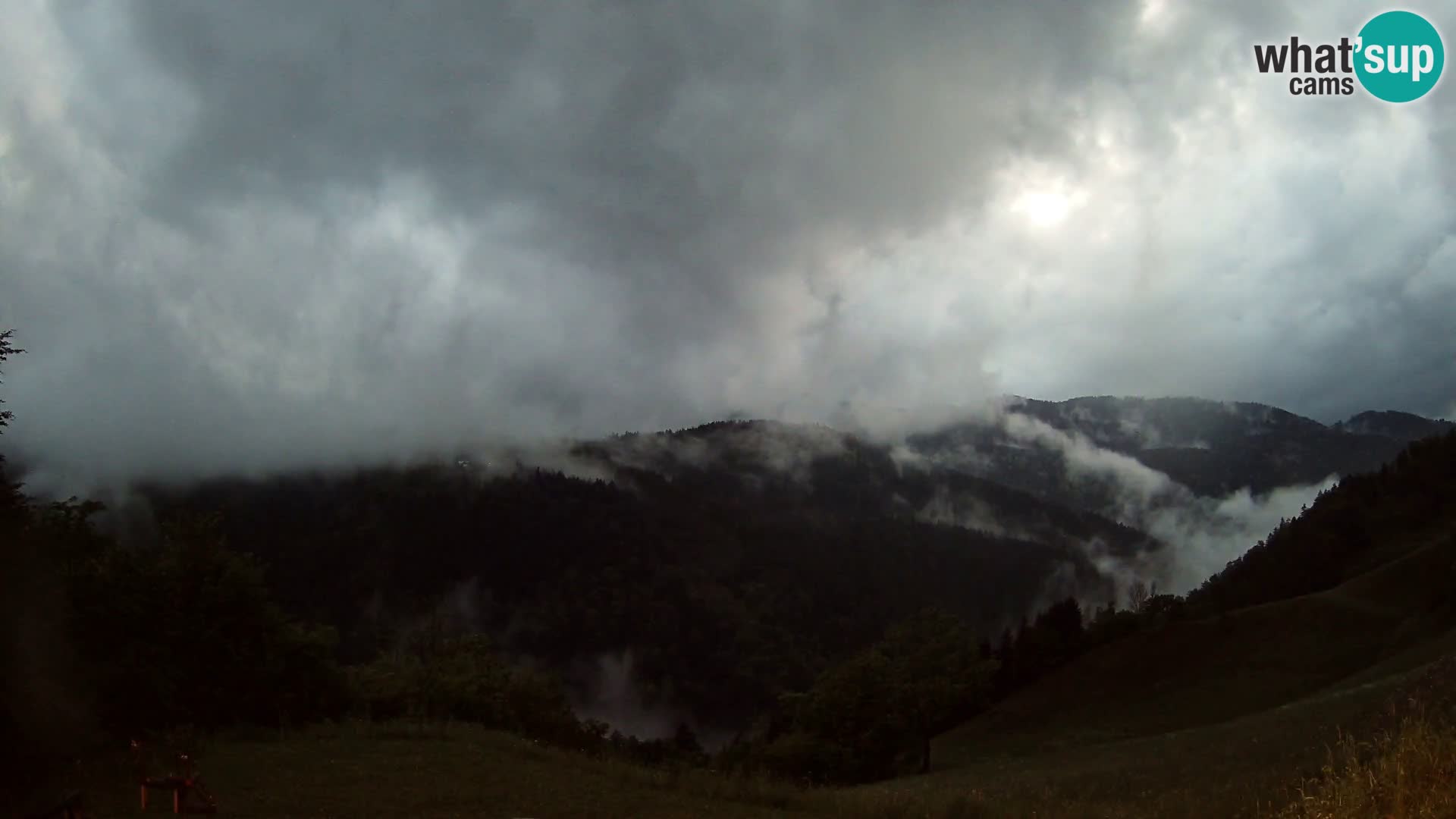 Webcam Brunarica Dražgoše – Live View of Ratitovec (1666 m)