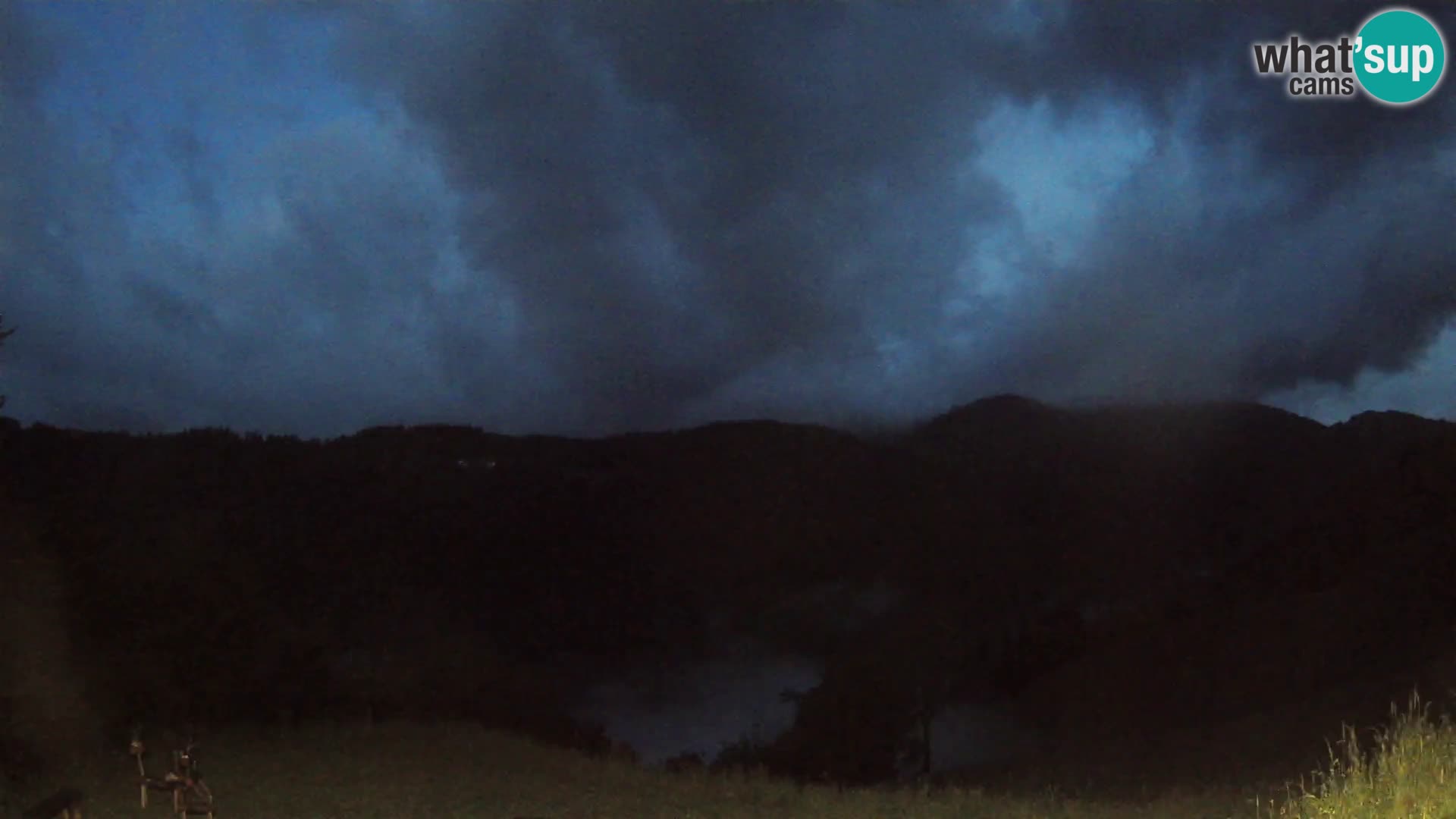 Webcam Brunarica Dražgoše – Live View of Ratitovec (1666 m)