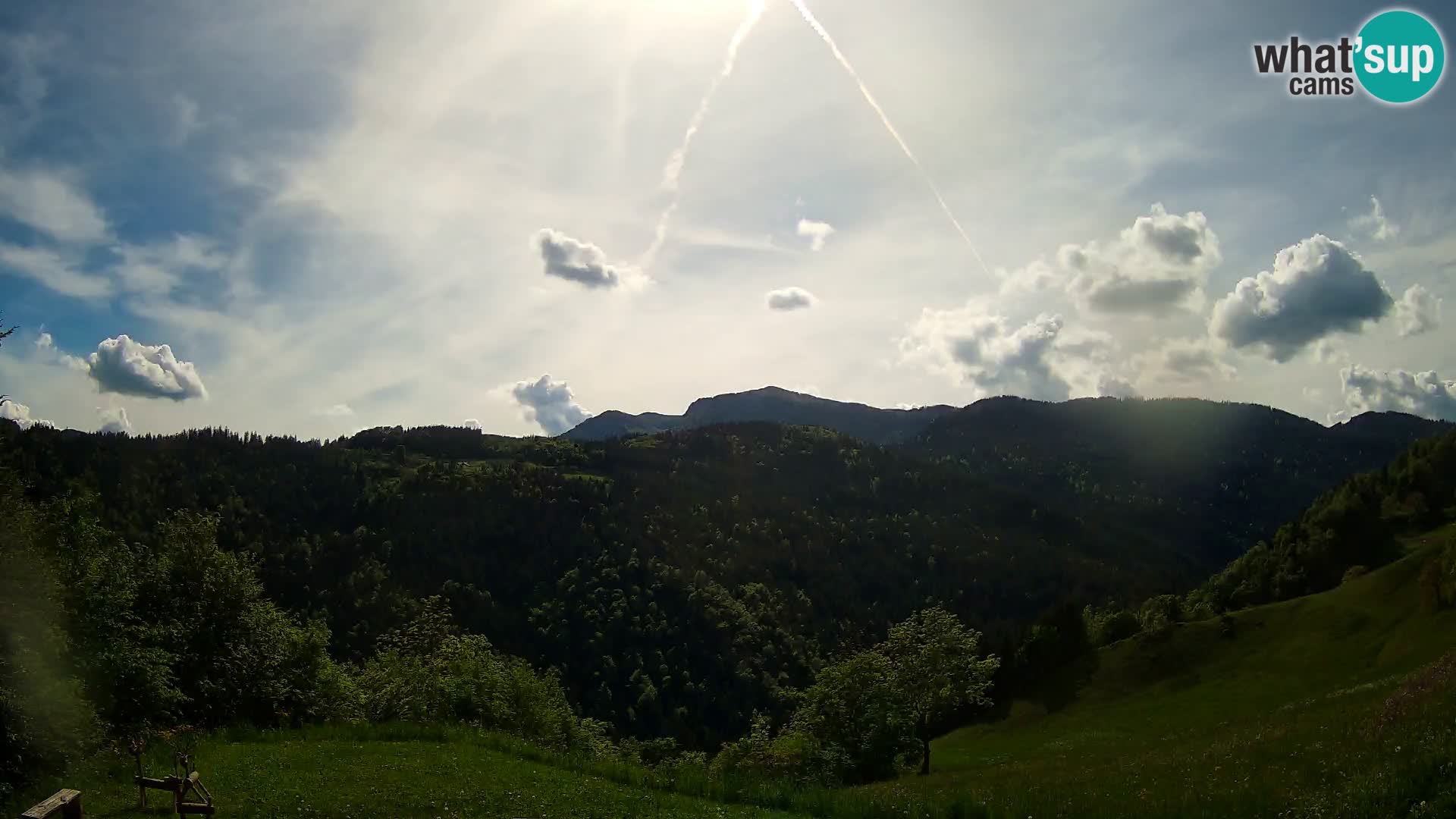 Web kamera Brunarica Dražgoše – Pogled uživo na Ratitovec (1666 m)