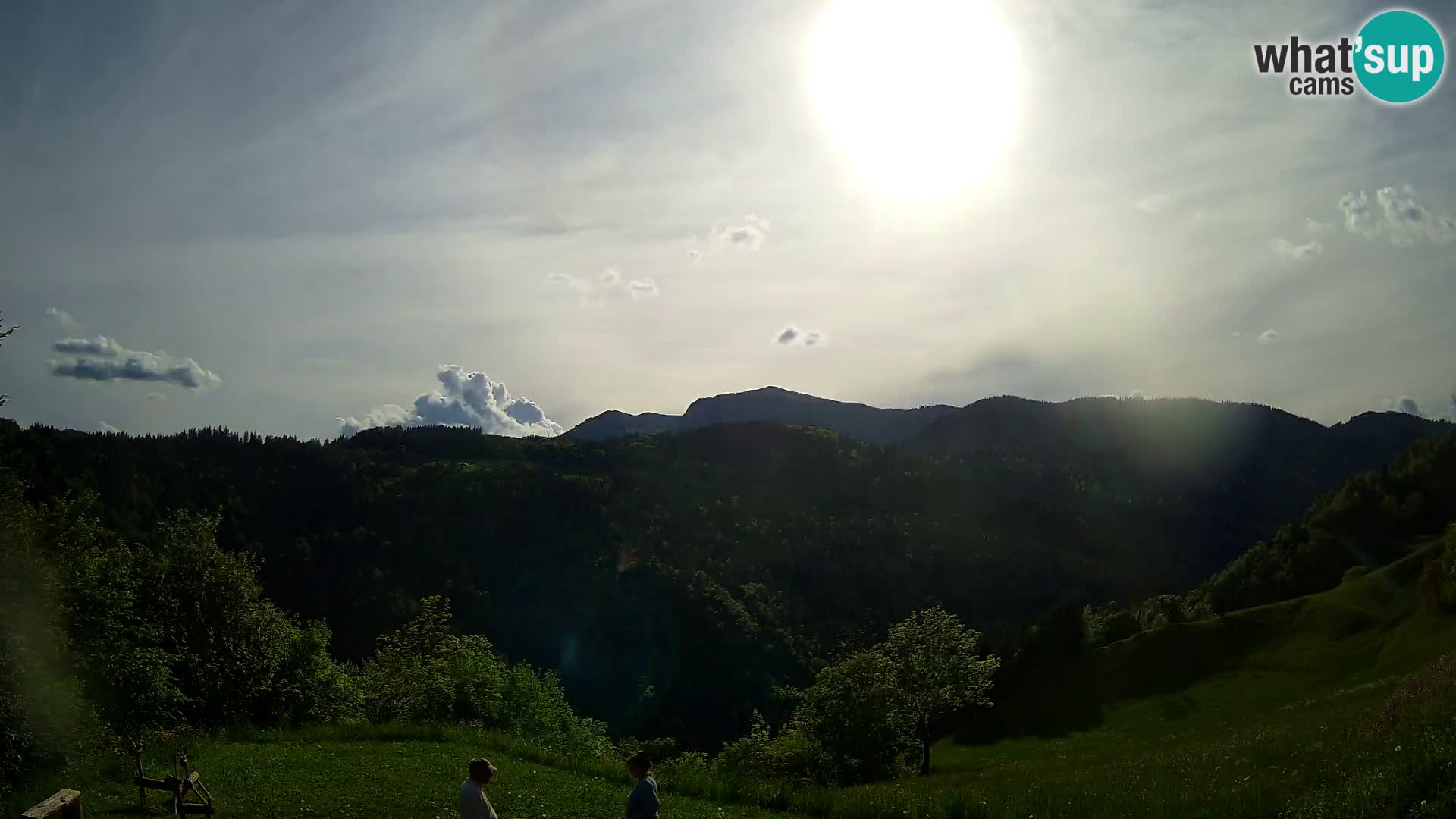 Webcam Brunarica Dražgoše – Liveblick auf Ratitovec (1666 m)