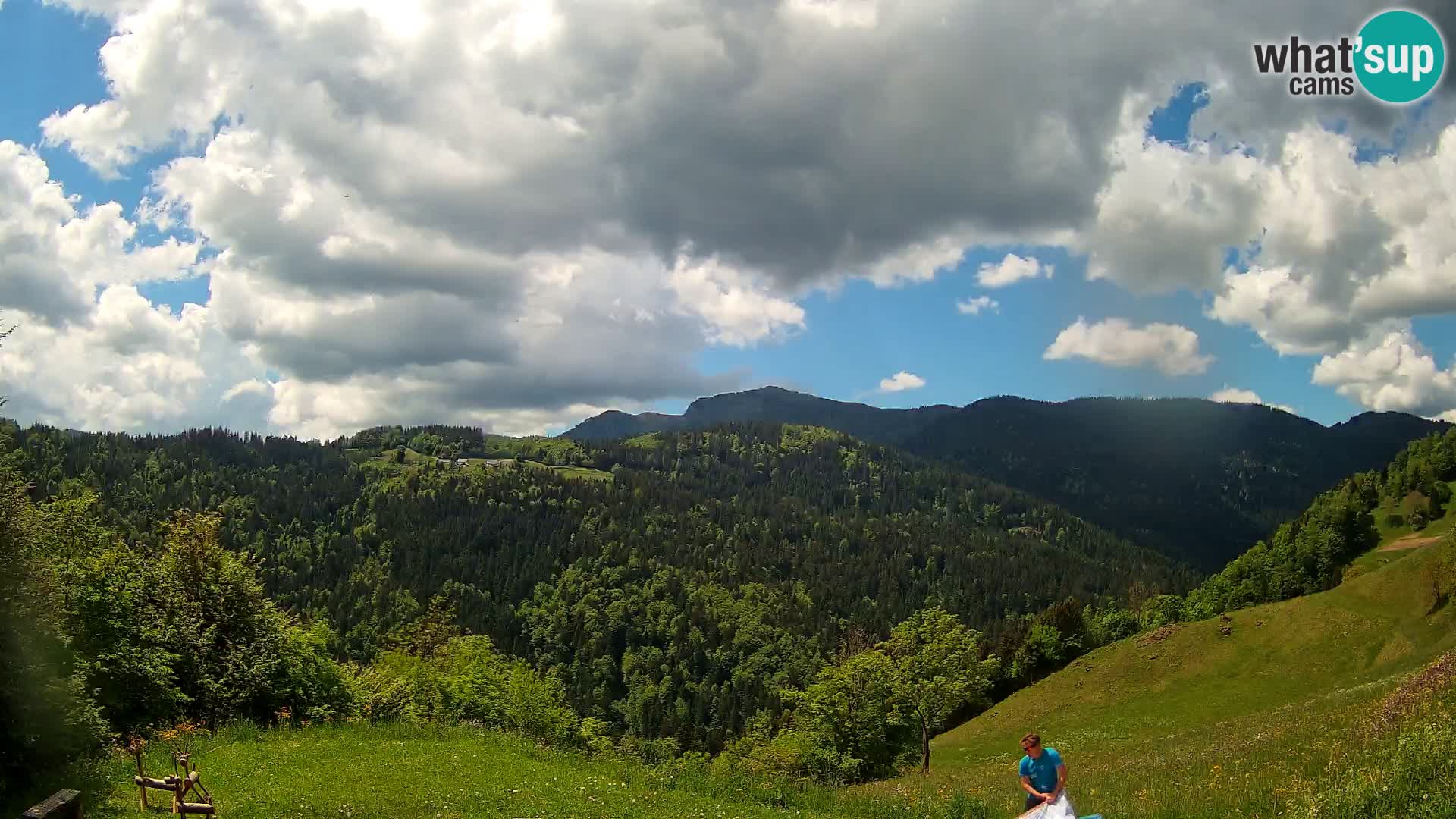 Web kamera Brunarica Dražgoše – Pogled uživo na Ratitovec (1666 m)