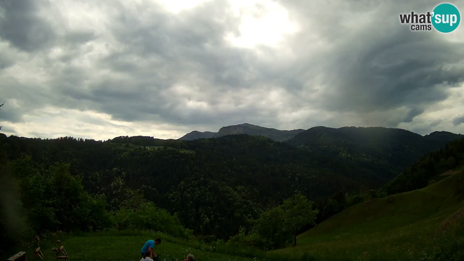Web kamera Brunarica Dražgoše – Pogled uživo na Ratitovec (1666 m)