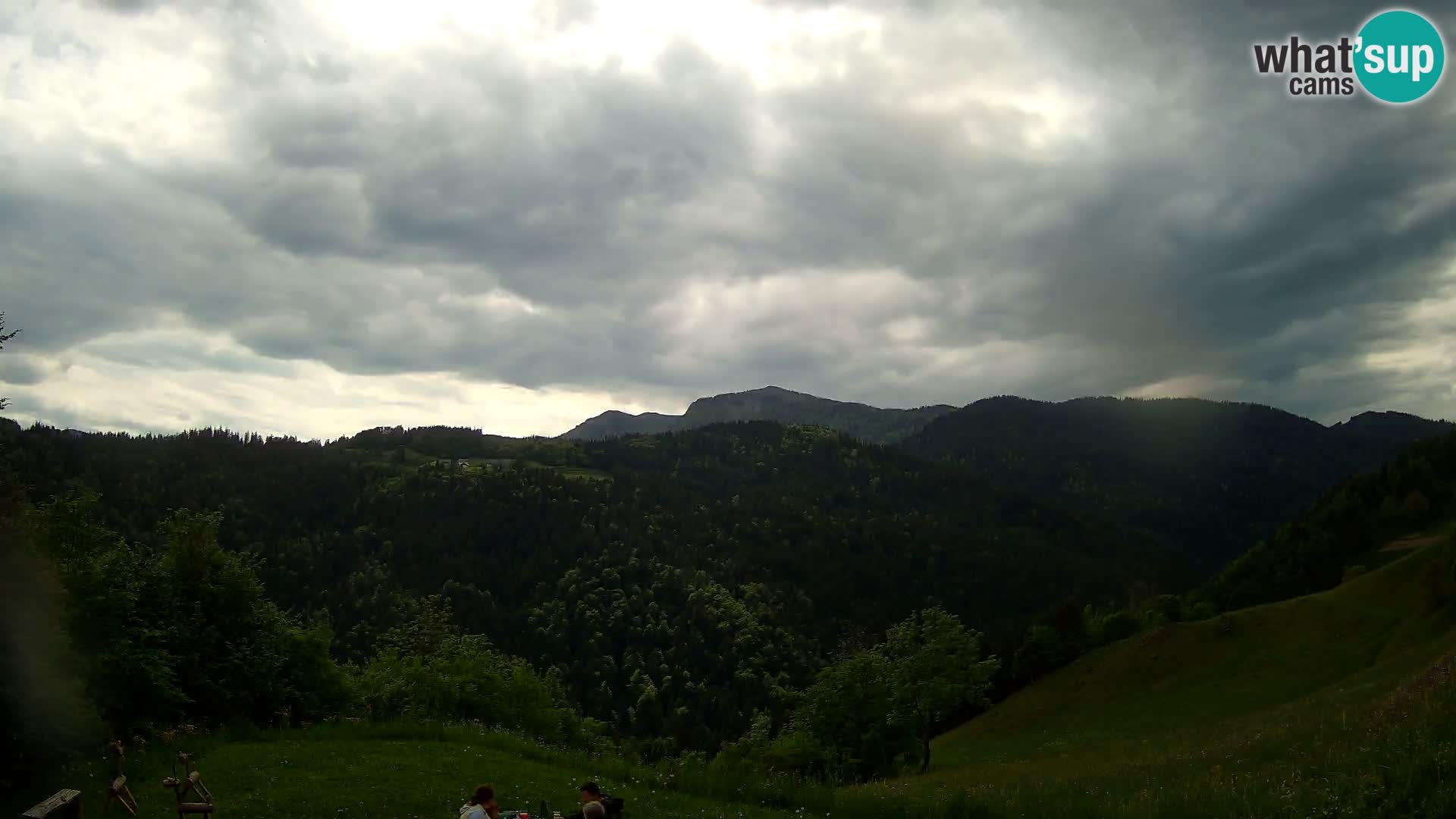 Web kamera Brunarica Dražgoše – Pogled uživo na Ratitovec (1666 m)
