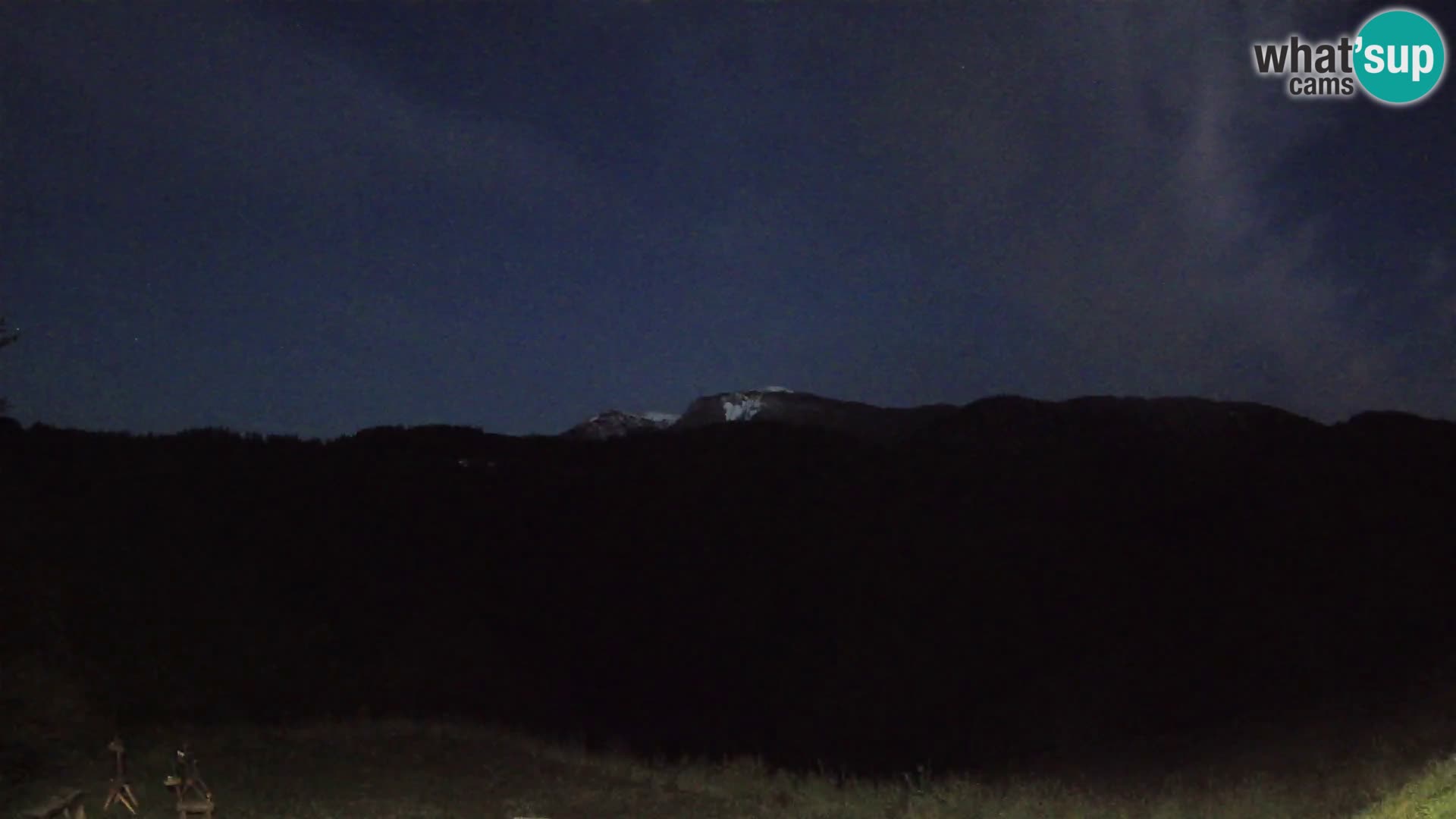 Webcam Brunarica Dražgoše – Live View of Ratitovec (1666 m)