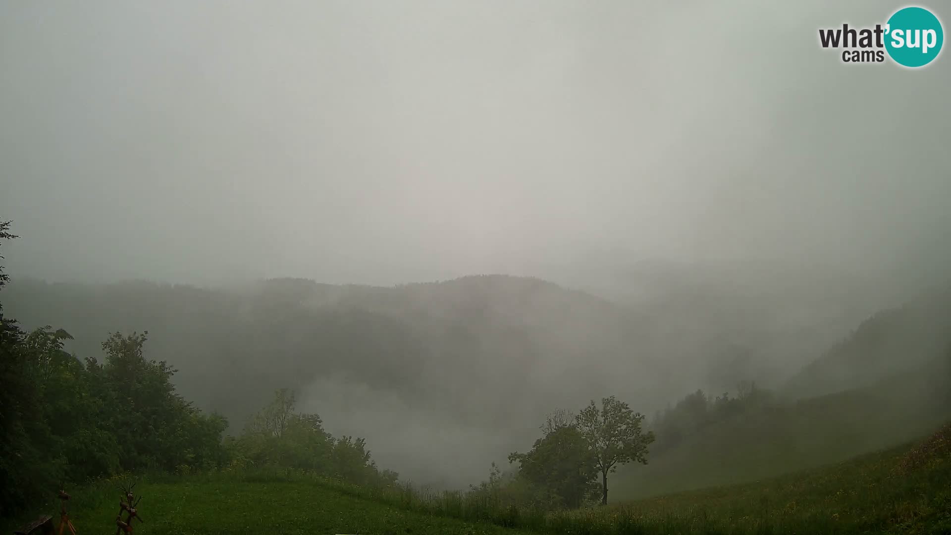 Web kamera Brunarica Dražgoše – Pogled uživo na Ratitovec (1666 m)