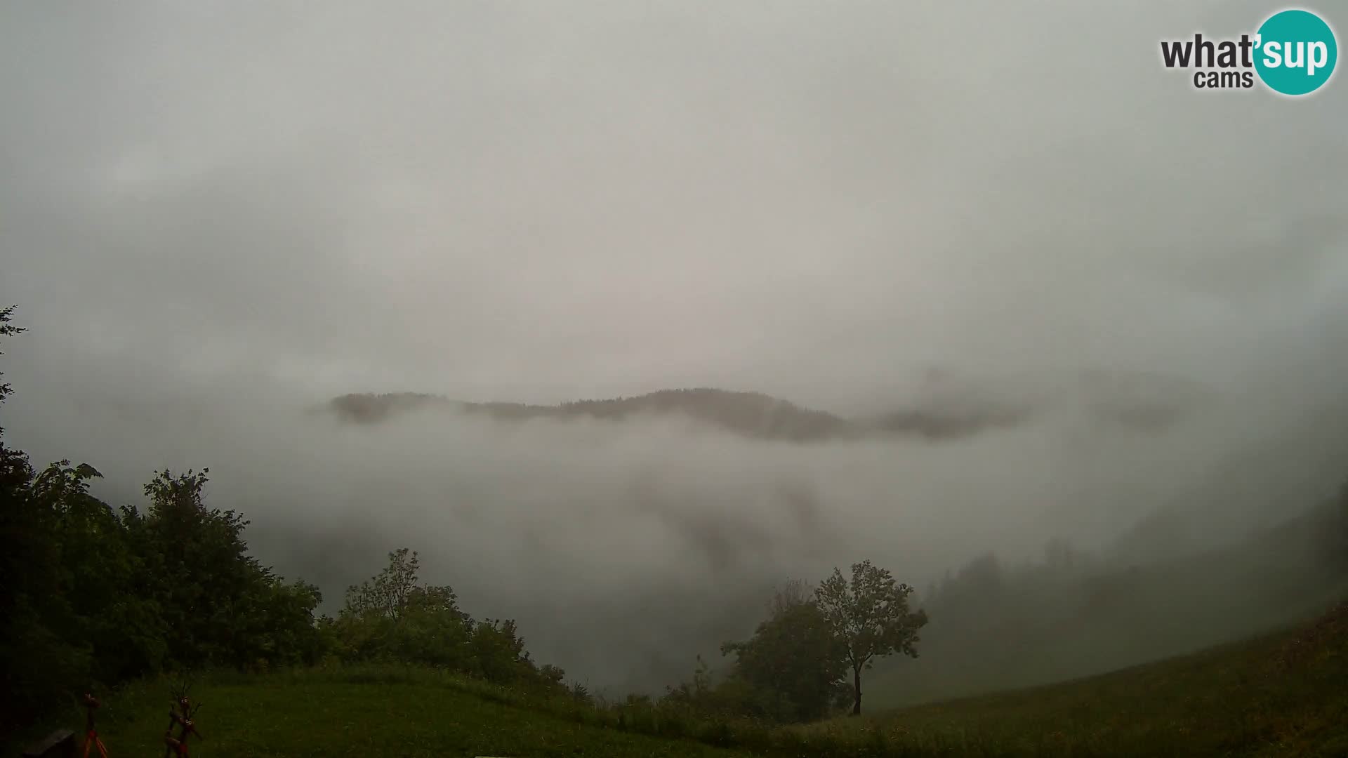 Webcam Brunarica Dražgoše – Live View of Ratitovec (1666 m)