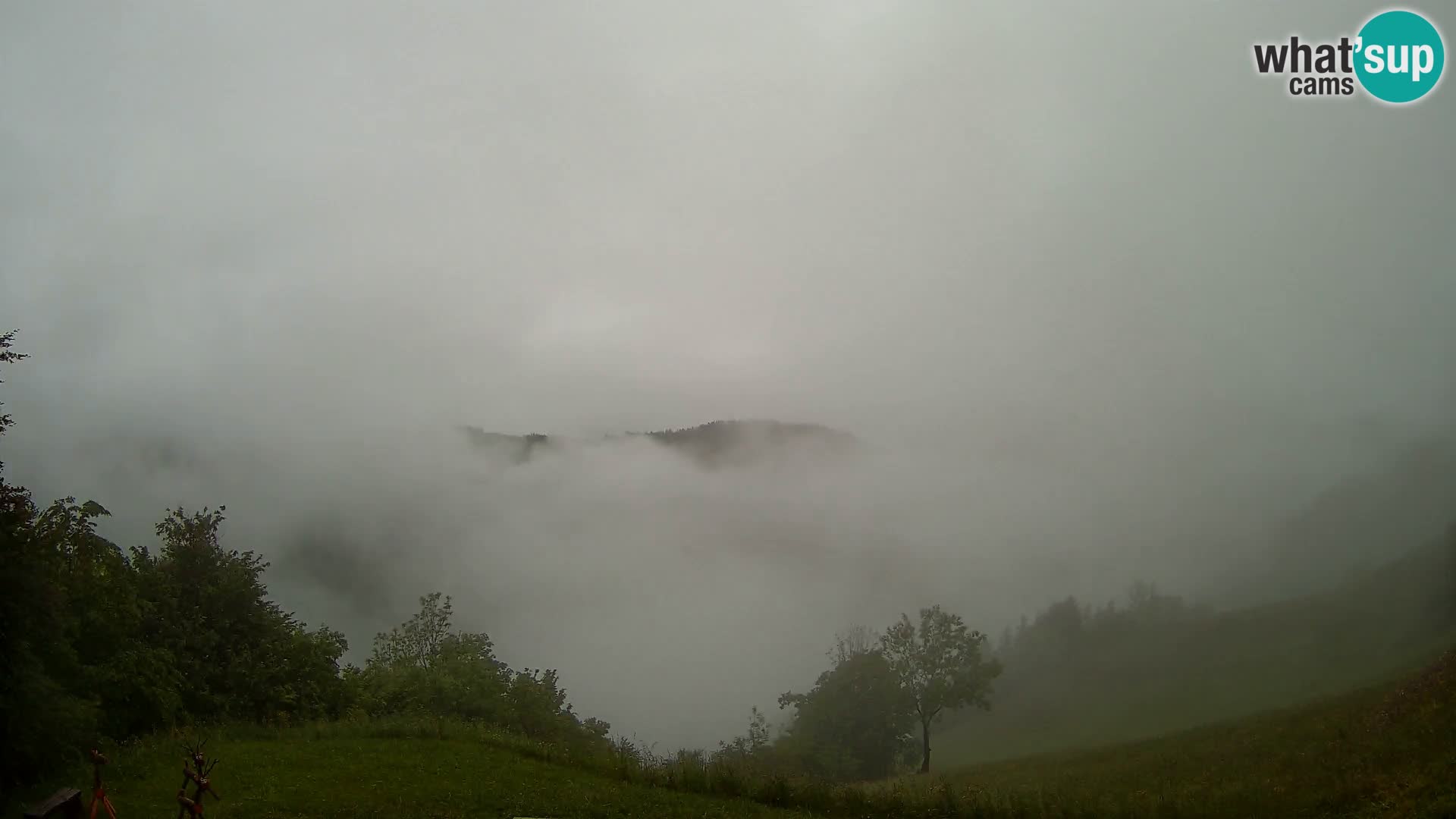 Webcam Brunarica Dražgoše – Liveblick auf Ratitovec (1666 m)